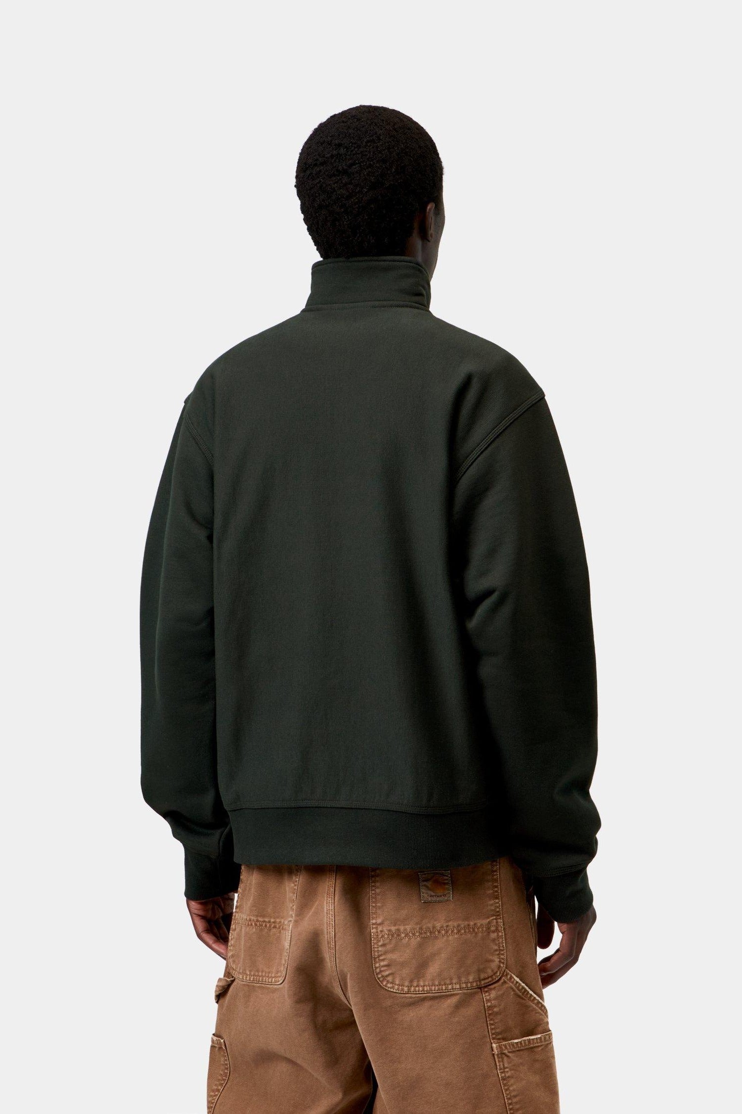 Half Zip American Script Sweatshirt - Raven 3