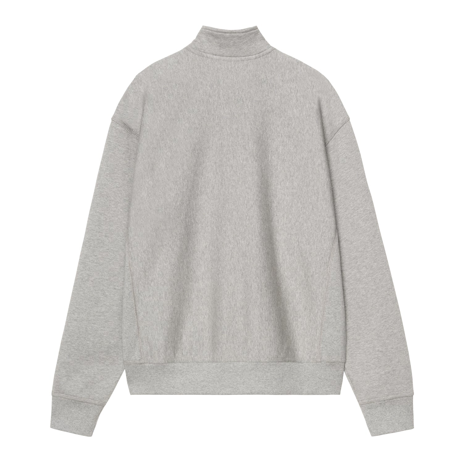 Half Zip American Script Sweat - Grey Heather 5
