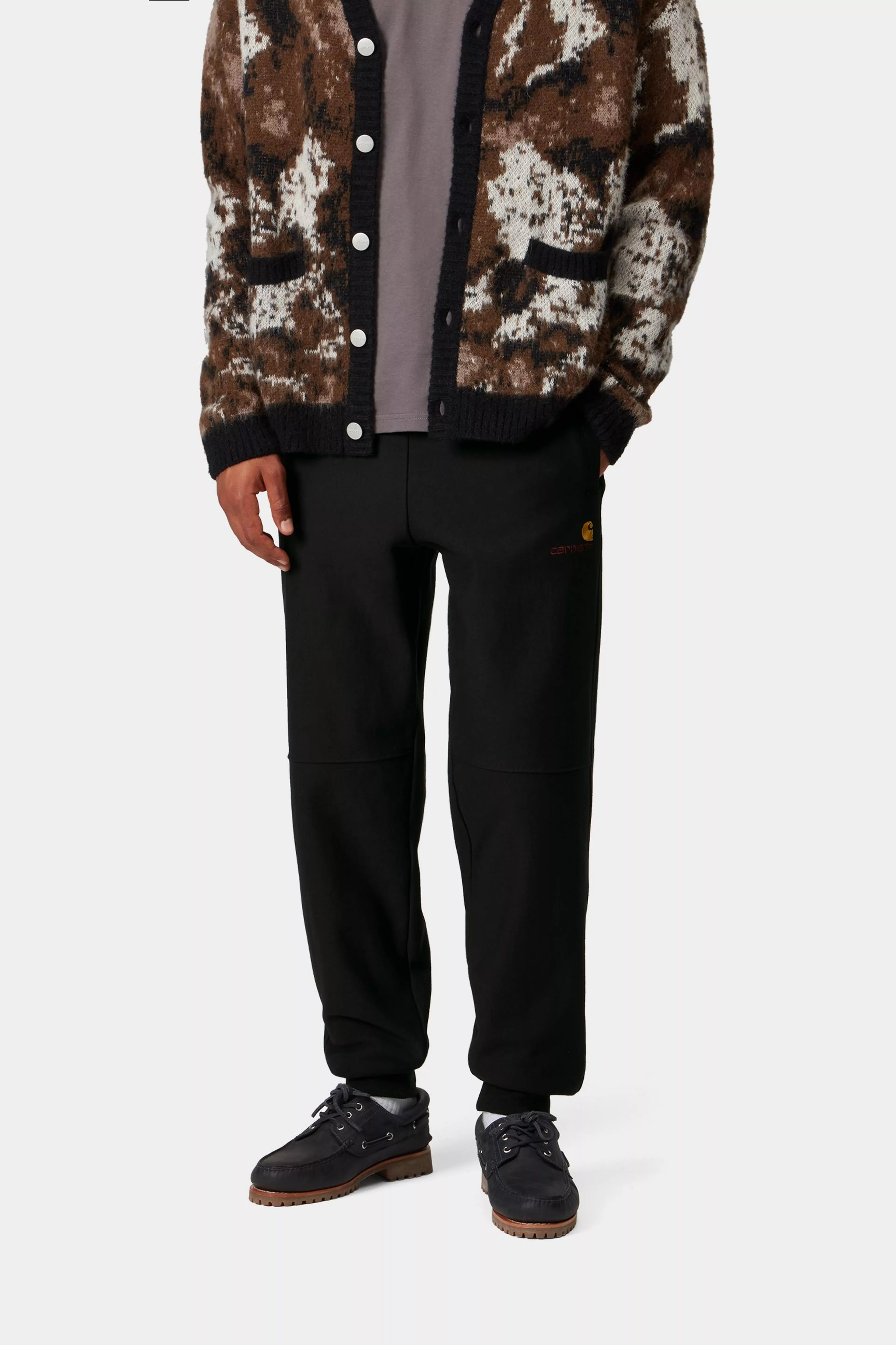 AMERICAN SCRIPT JOGGING PANT - Black