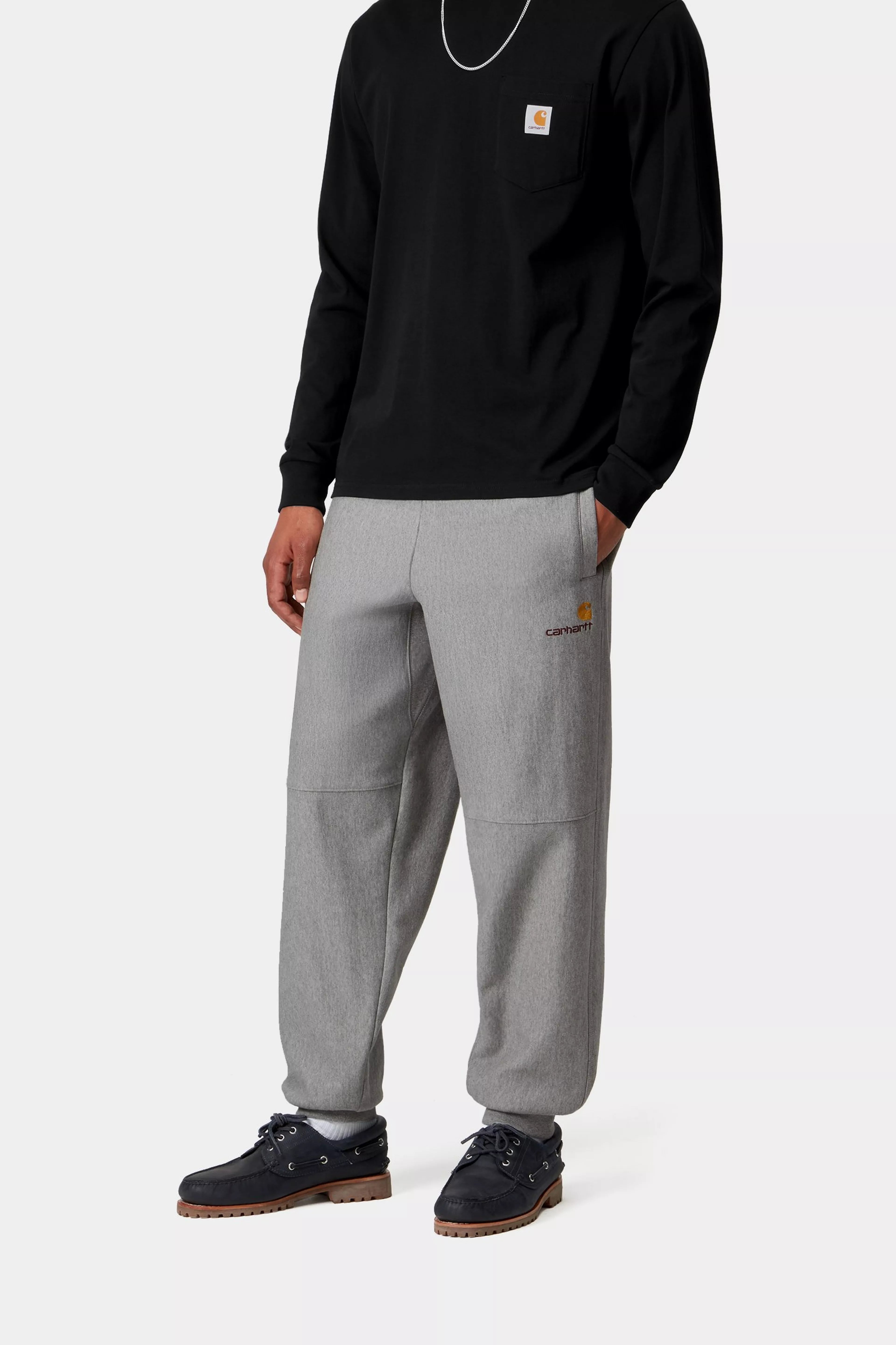 American Script Jogging Pant - Grey Heather 4