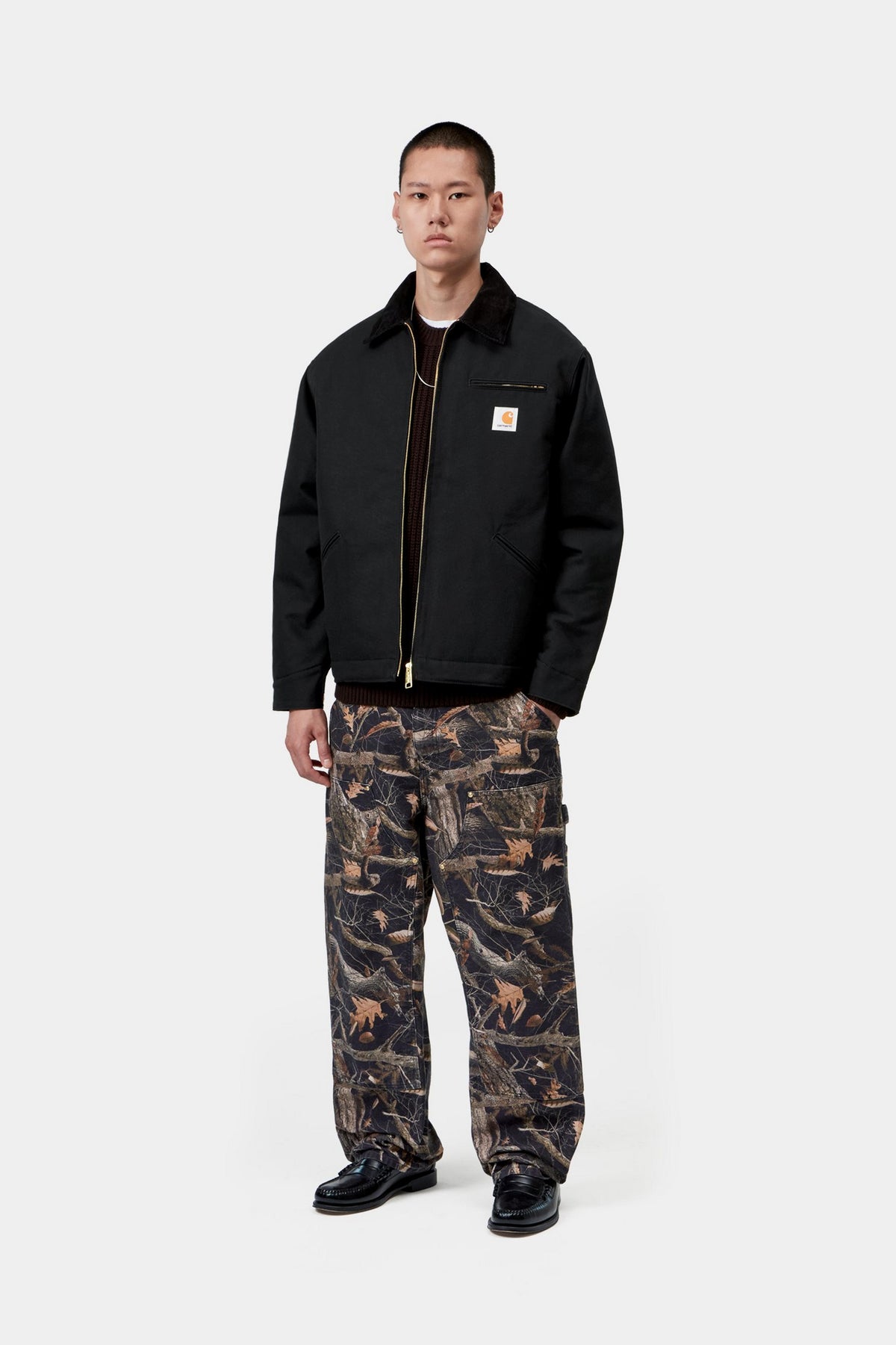 OG Detroit Jacket - Black / Black rigid