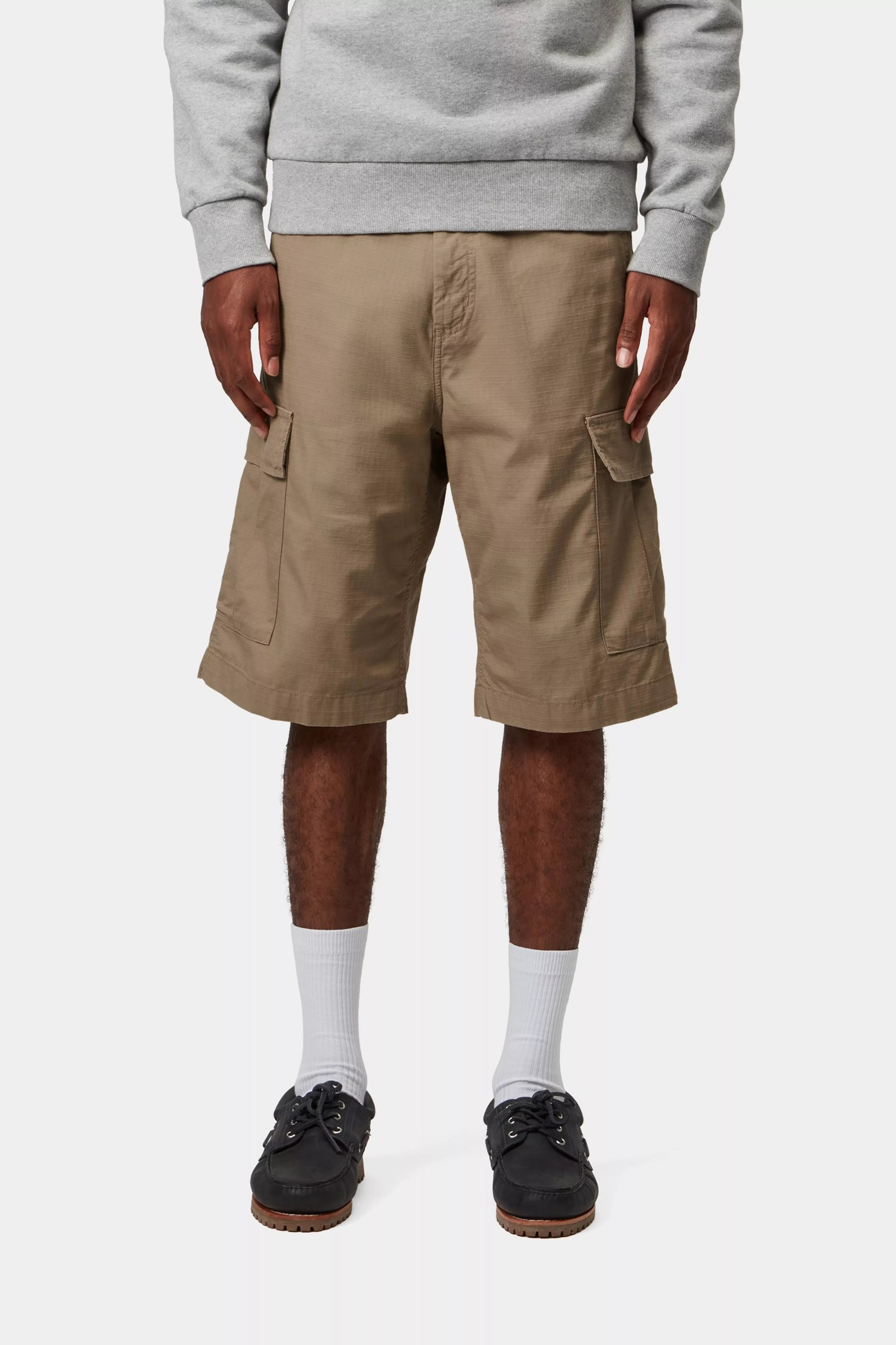 Regular Cargo Short - Leather (rinsed) 2