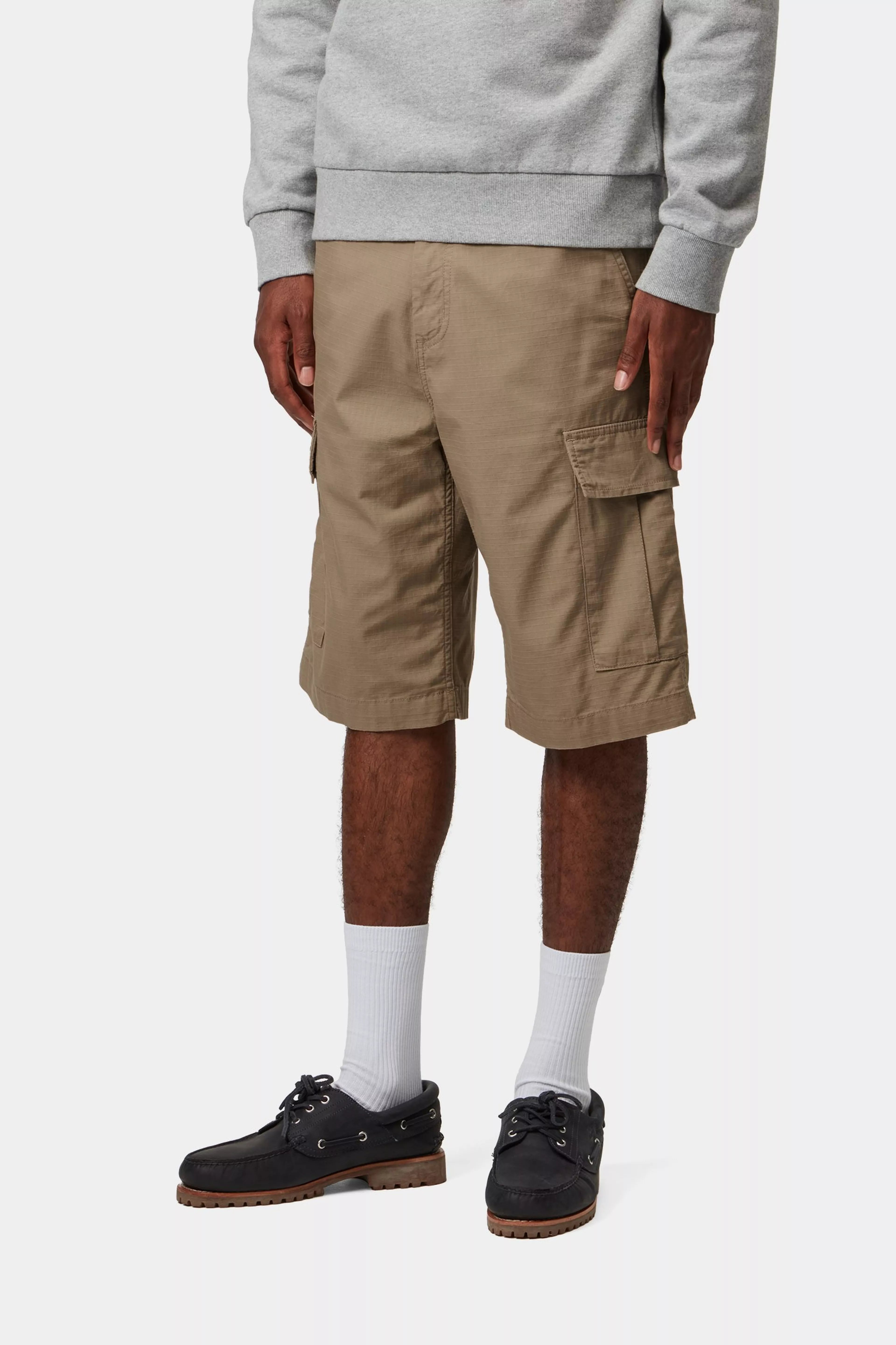 Regular Cargo Short - Leather (rinsed) 3
