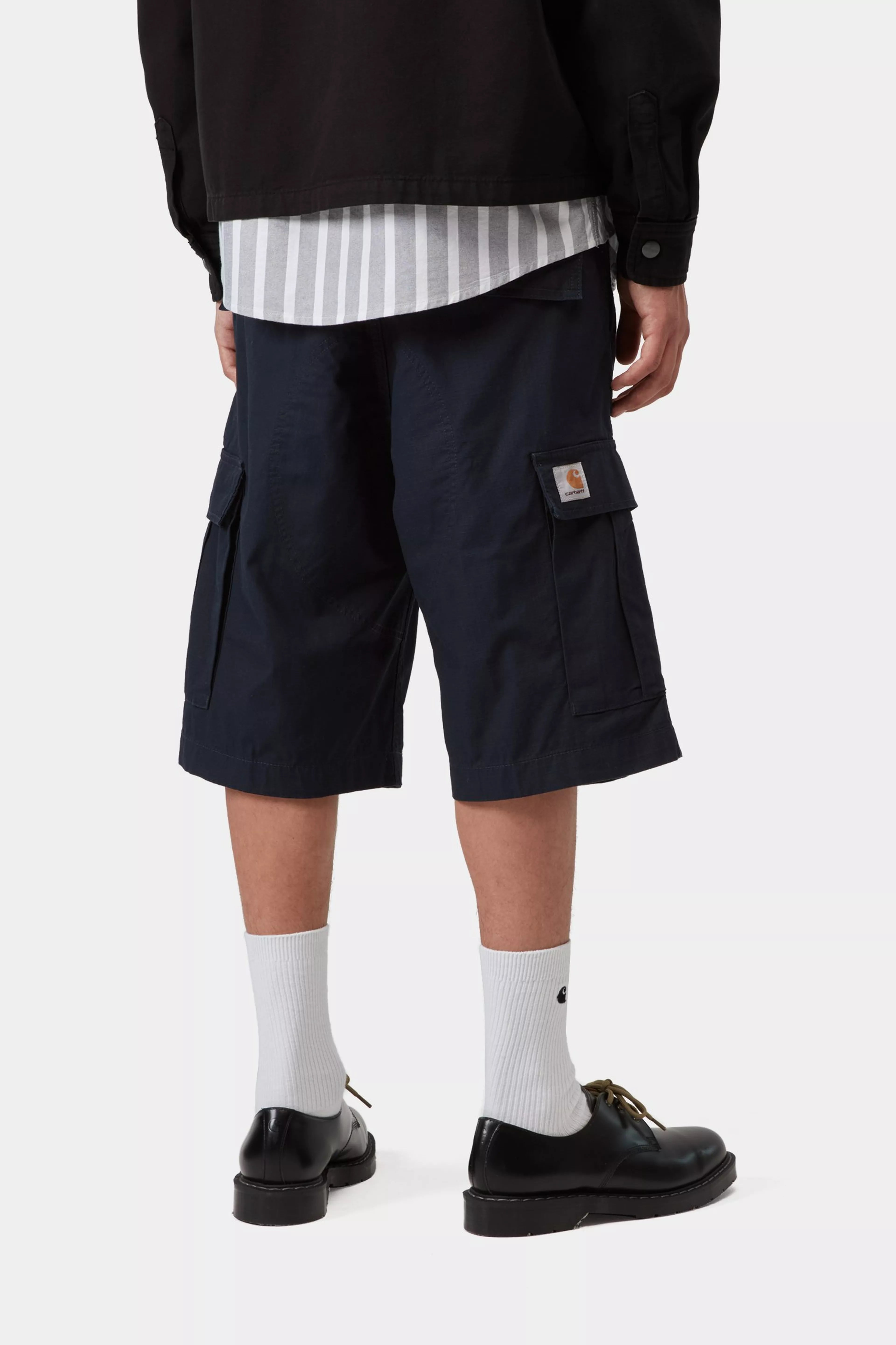 Regular Cargo Short - Deep Night (rinsed) 4