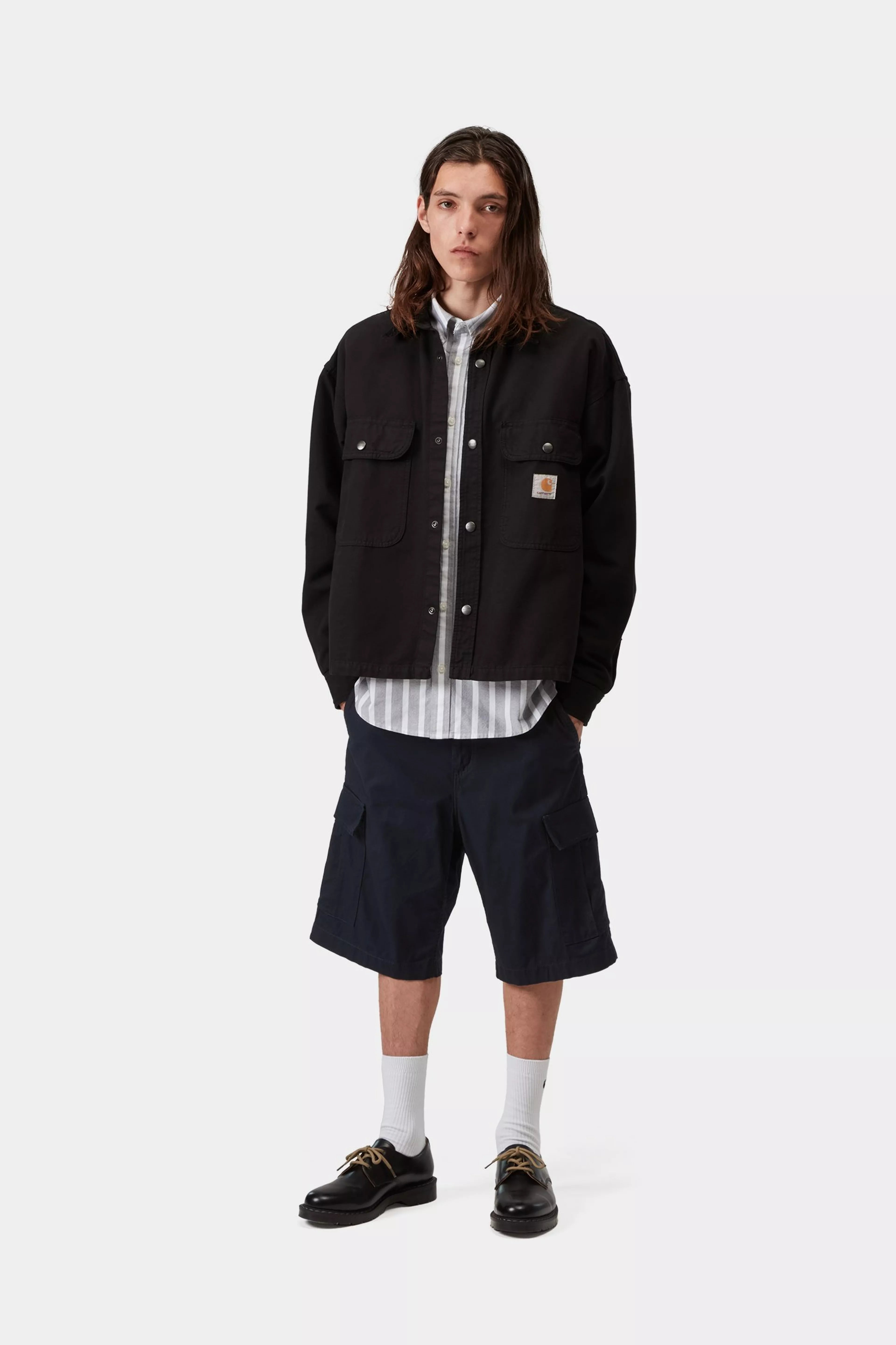 Regular Cargo Short - Deep Night (rinsed) 5