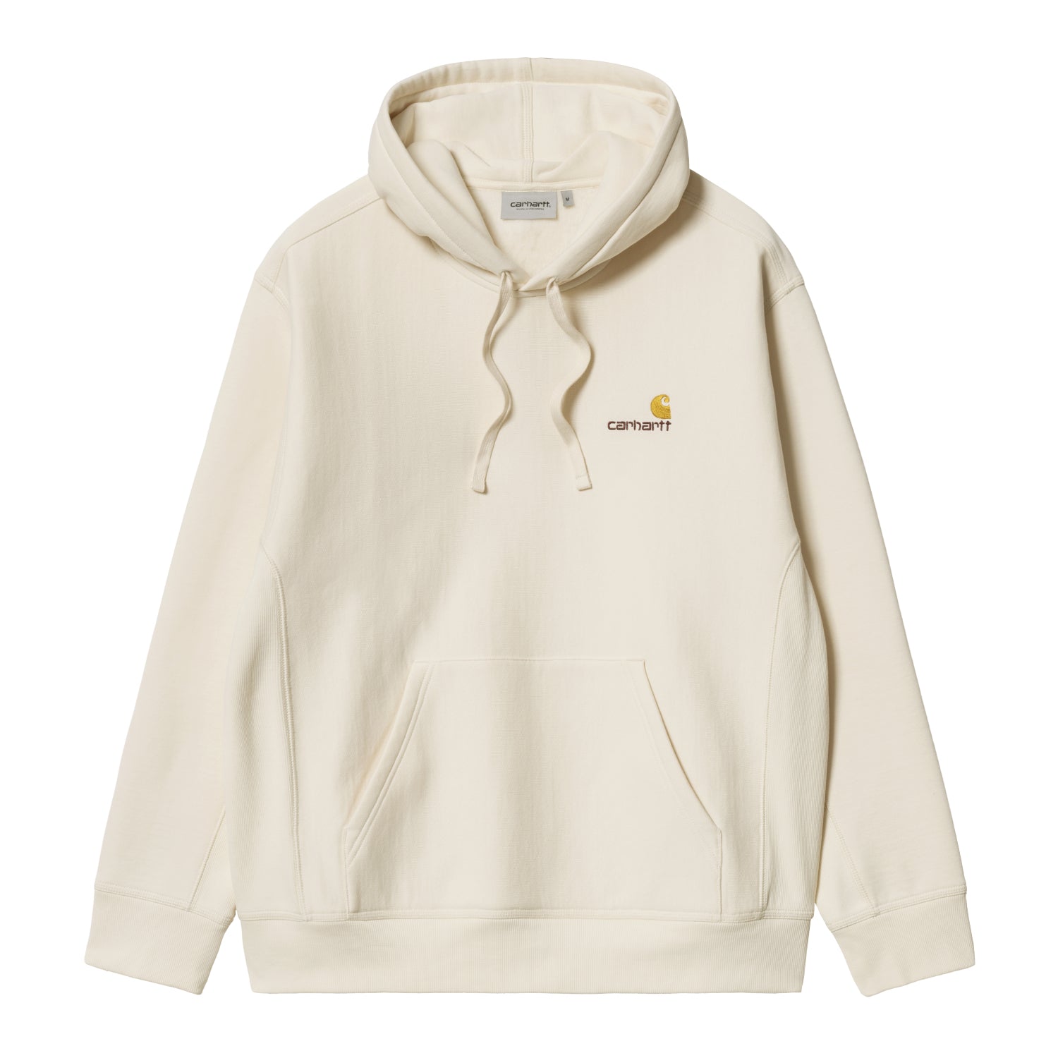 Hooded American Script Sweat - Natural