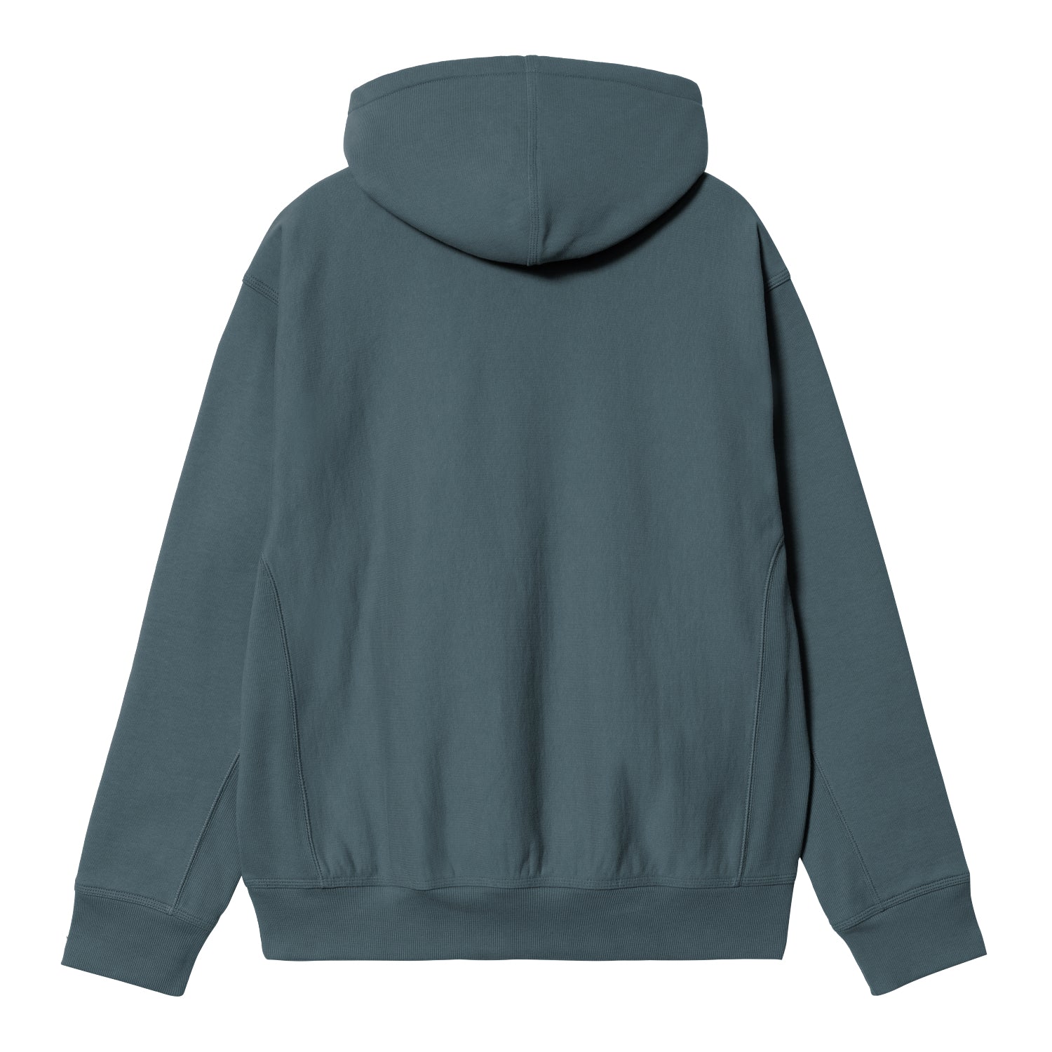 Hooded American Script Sweat - Office Blue 5