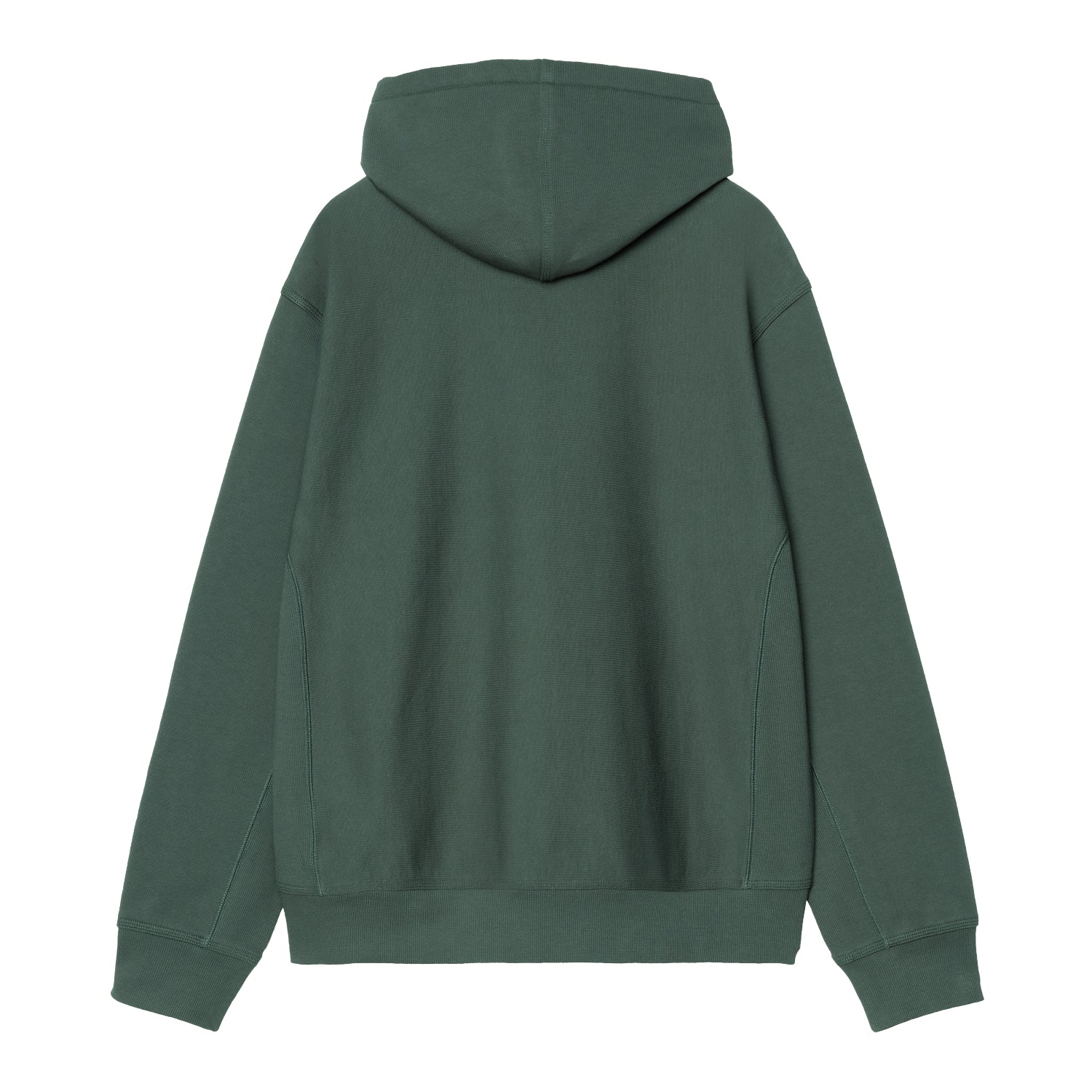 Hooded American Script Sweat - Kale Green