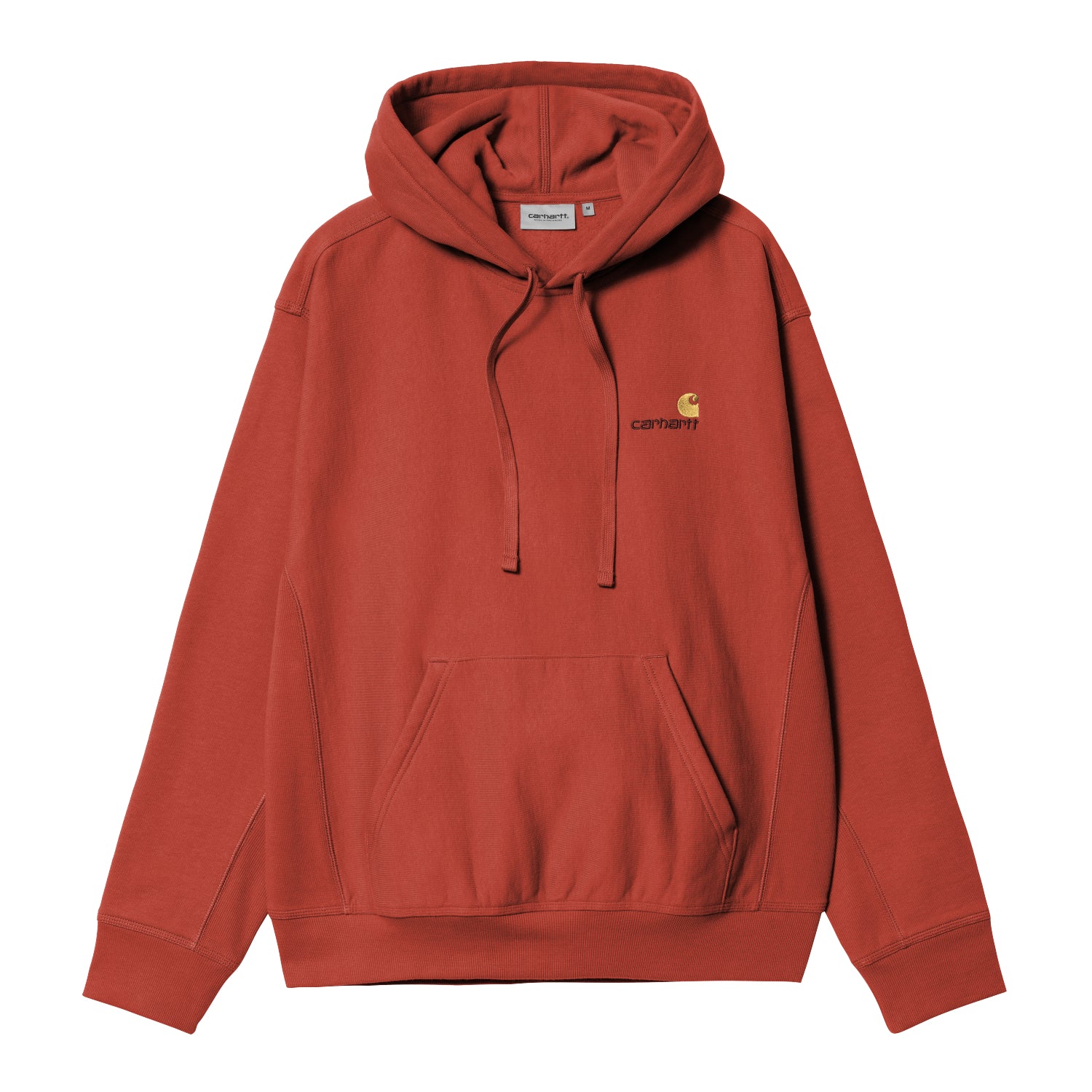 Hooded American Script Sweat - Oxide Red