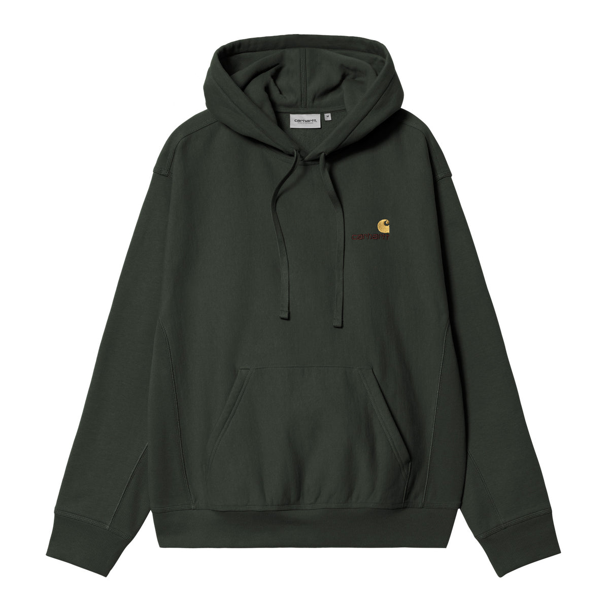 Hooded American Script Sweatshirt - Raven