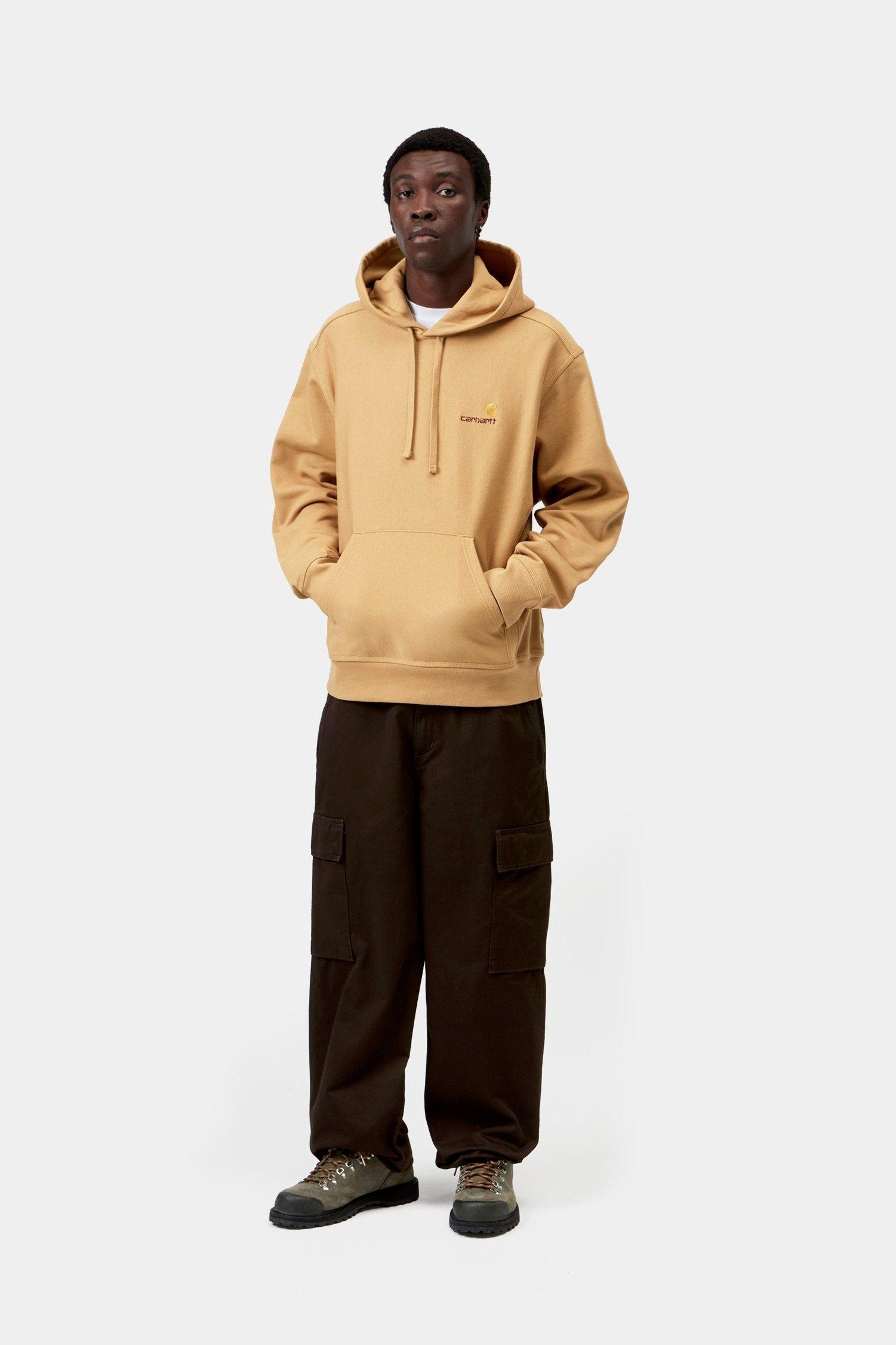 Hooded American Script Sweatshirt - WIP Dusty H 4