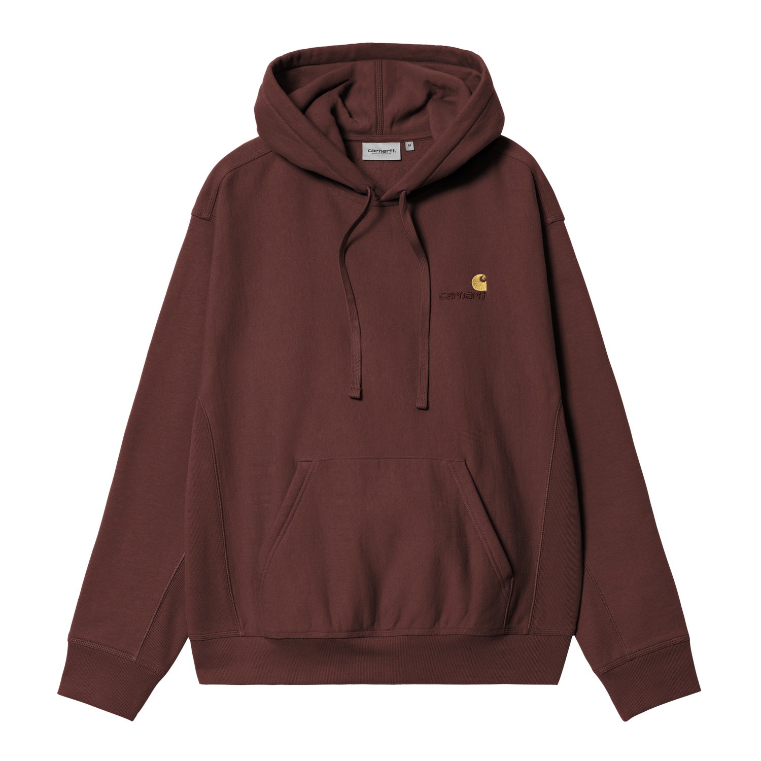 Hooded American Script Sweatshirt - Amarone 1