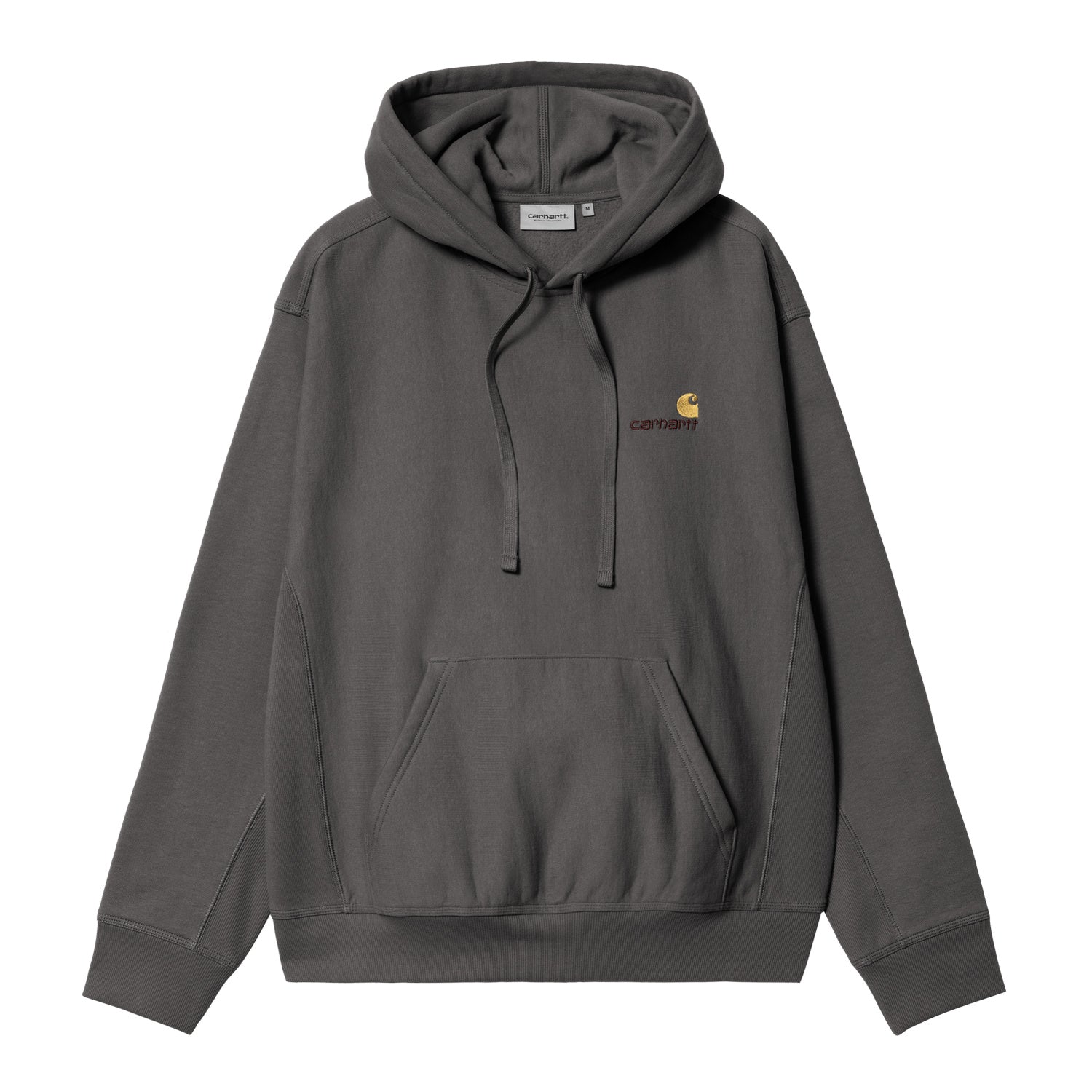 Hooded American Script Sweatshirt - Graphite 1