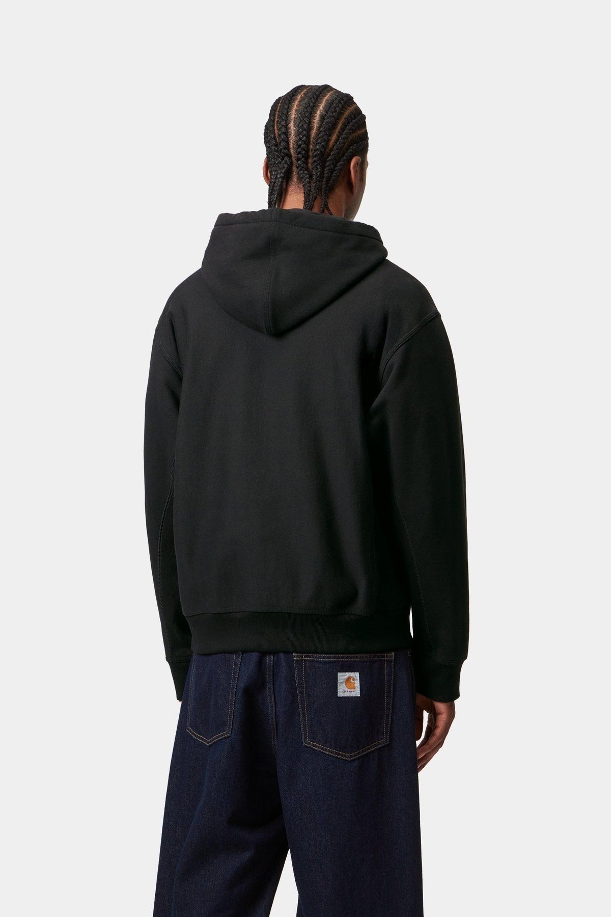 Hooded American Script Sweatshirt - Black