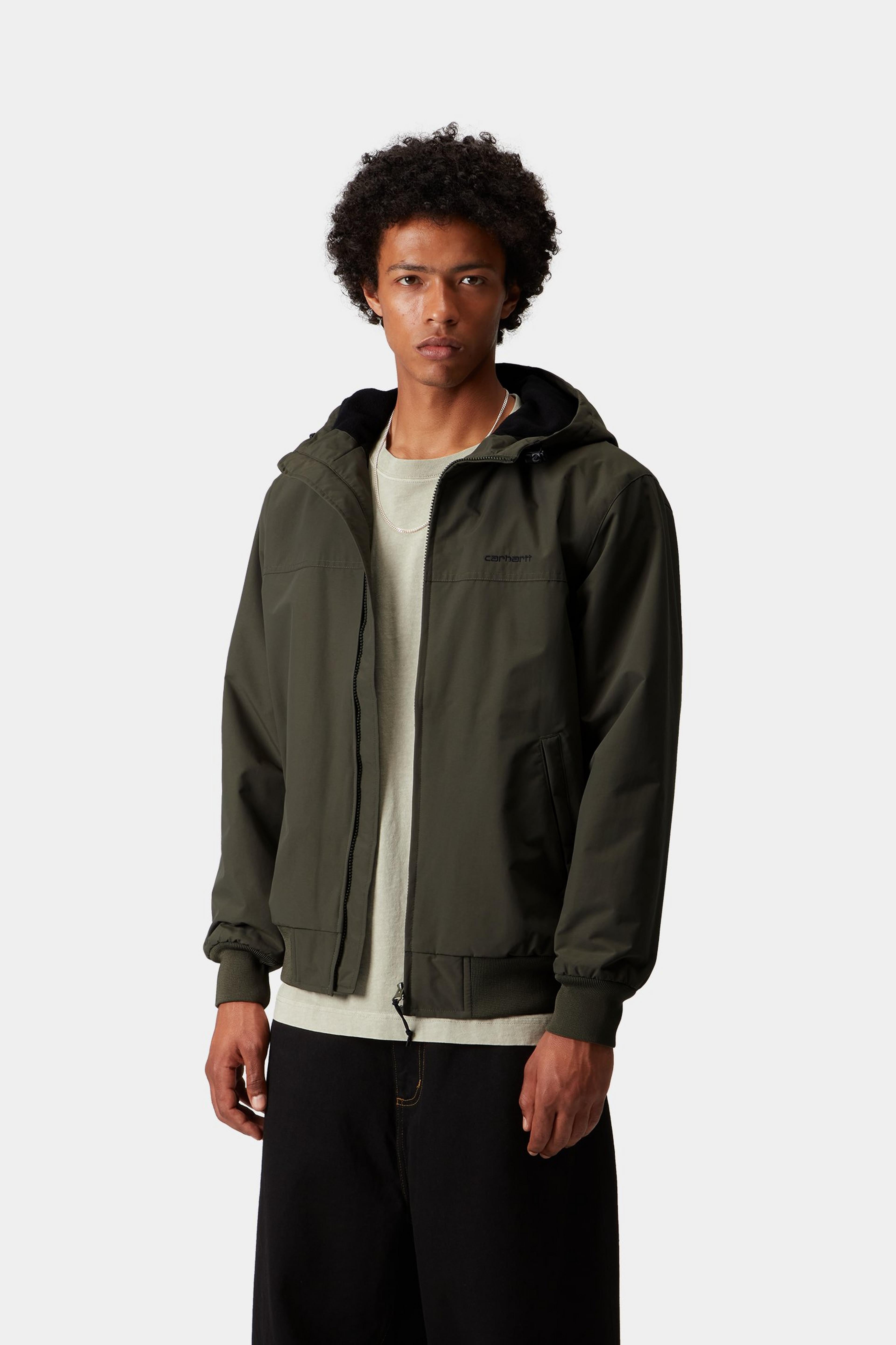 Hooded Sail Jacket - Cypress / Black 4