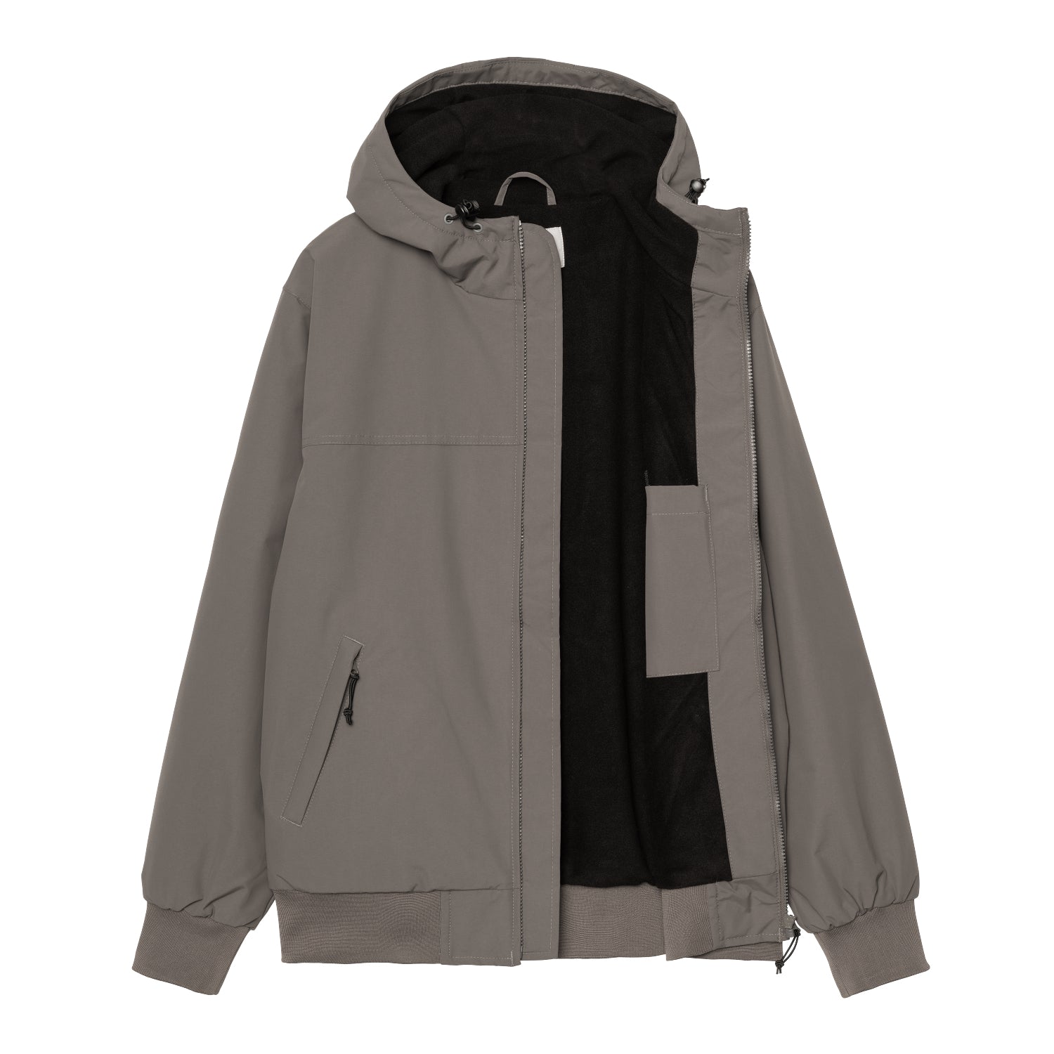 HOODED SAIL JACKET - Porphyry / Black
