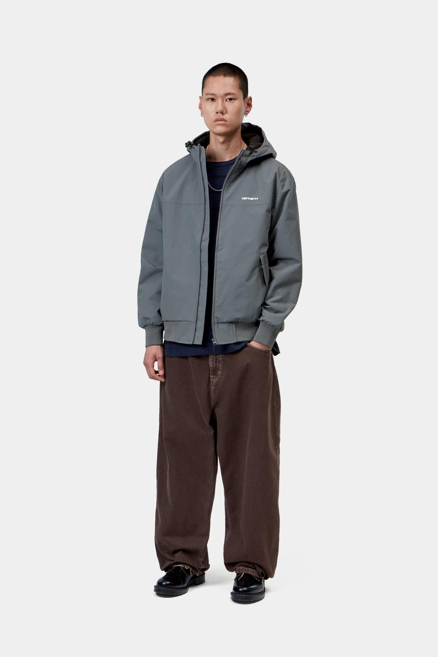 Hooded Sail Jacket - Styx / White 5