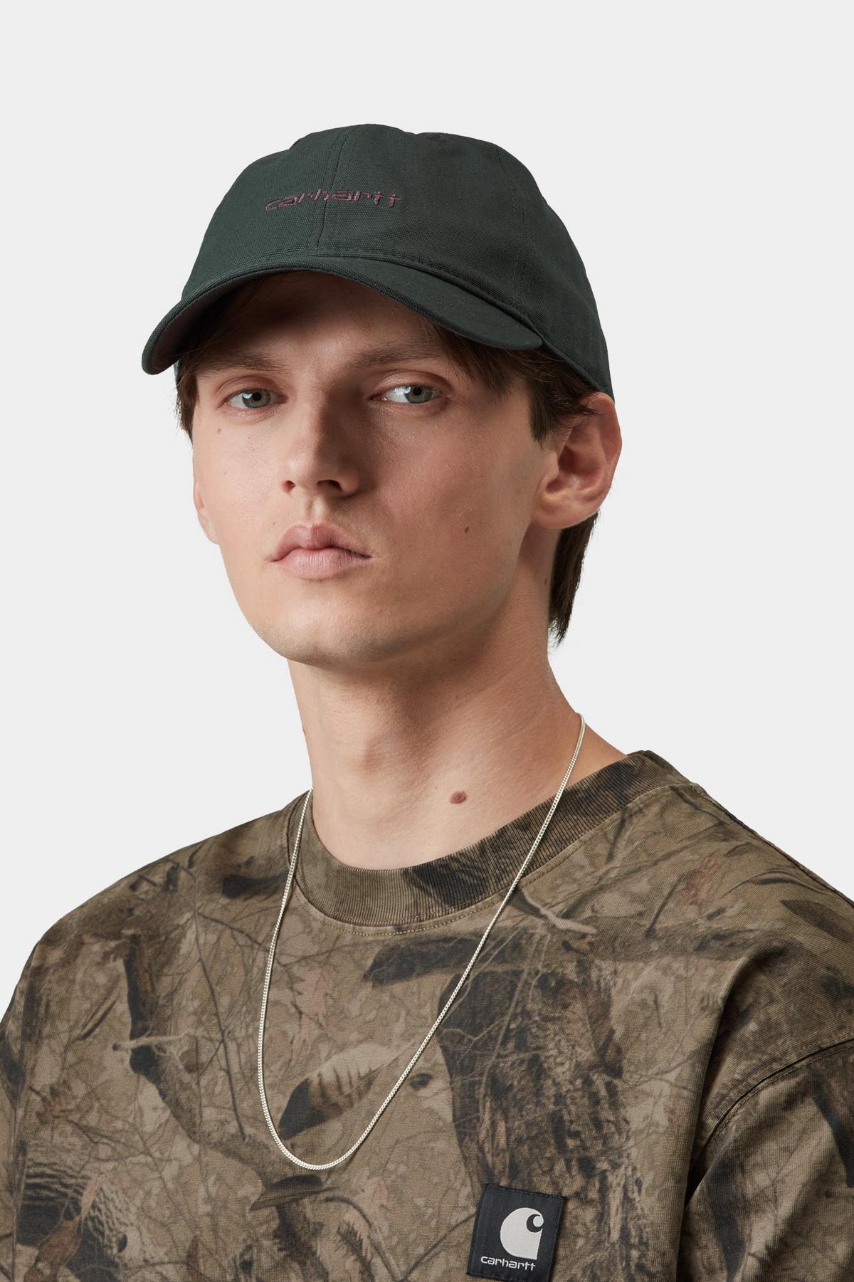 Canvas Script Cap - Dark Scarab / Palisander