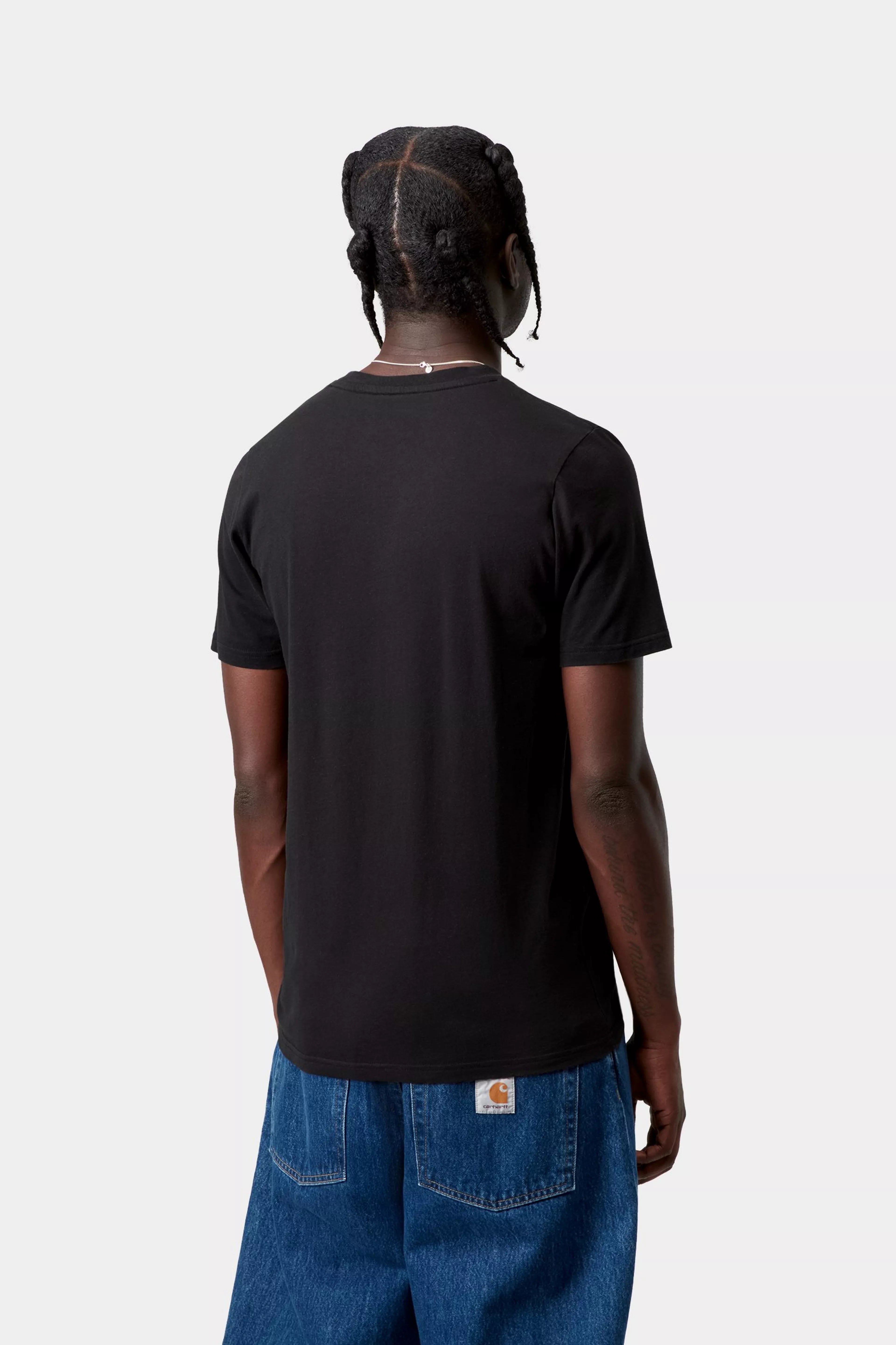 Standard Crew Neck T-Shirt - Black + Black 3