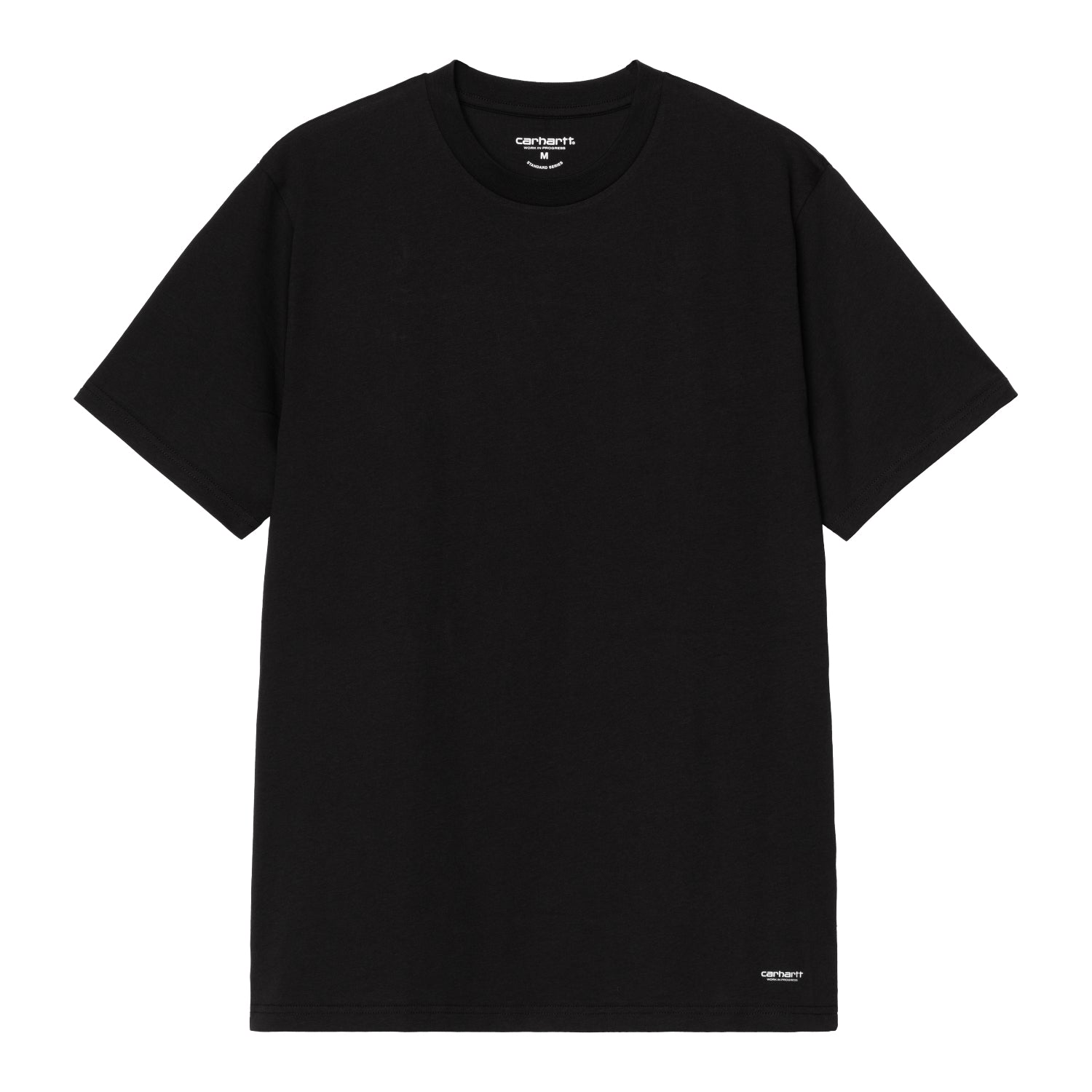 STANDARD CREW NECK T-SHIRT - Black+Black