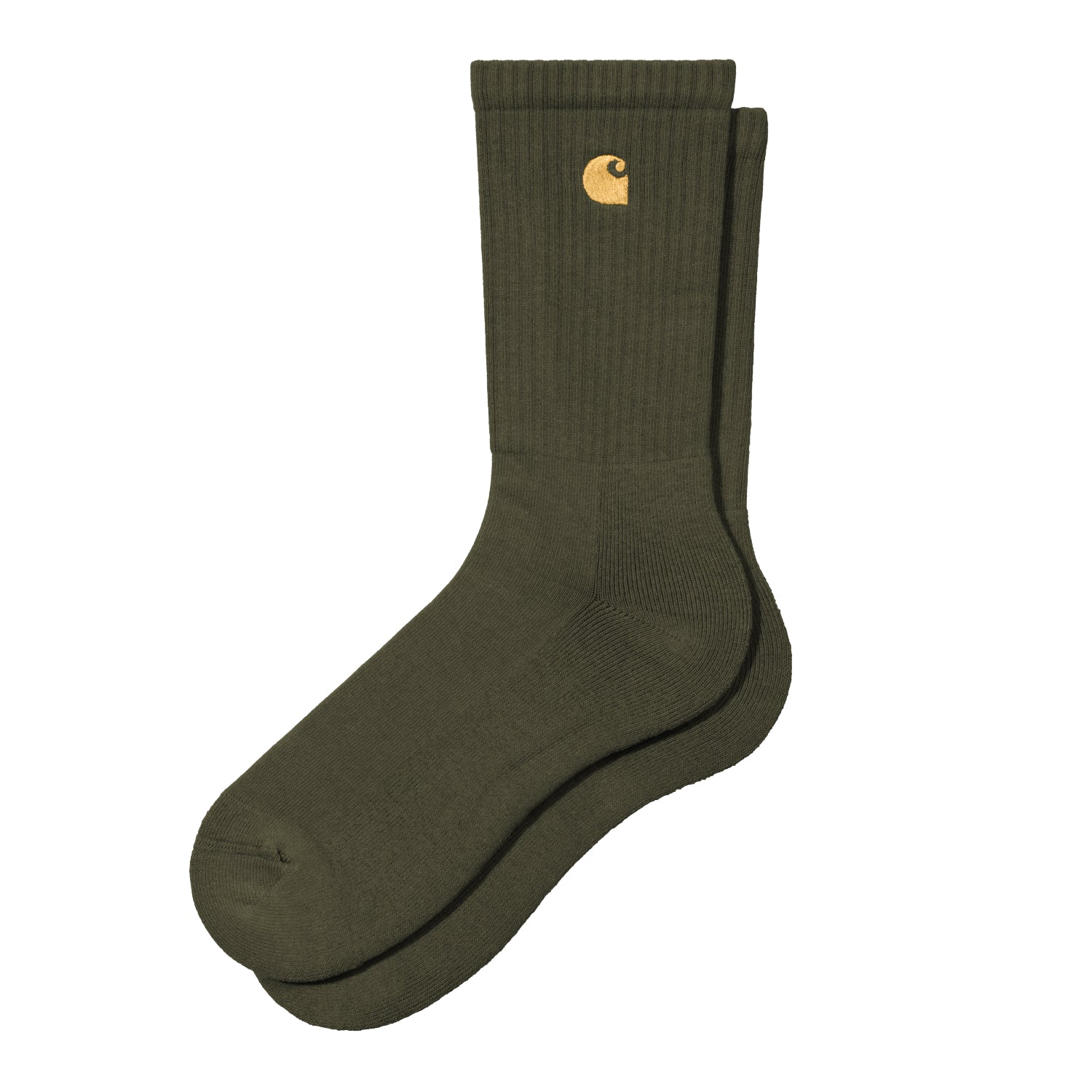 CHASE SOCKS  - Olive / Gold