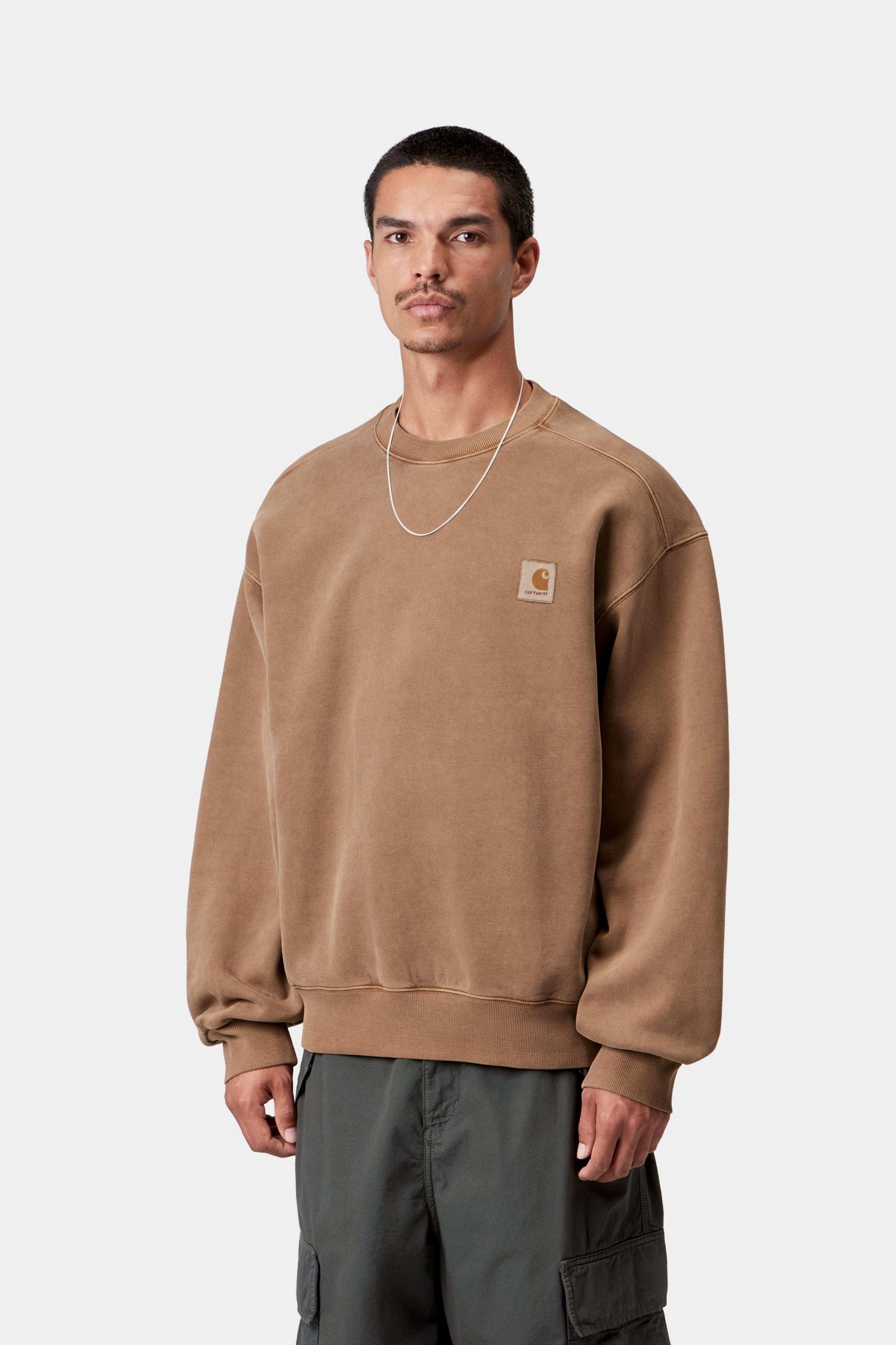 Vista Sweat - WIP H Brown garment dyed 2