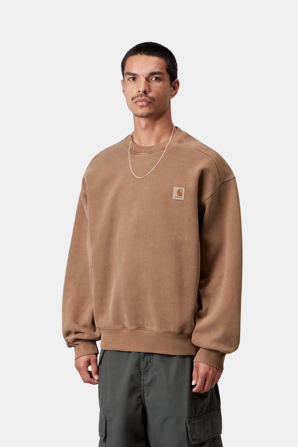 Vista Sweat - WIP H Brown garment dyed