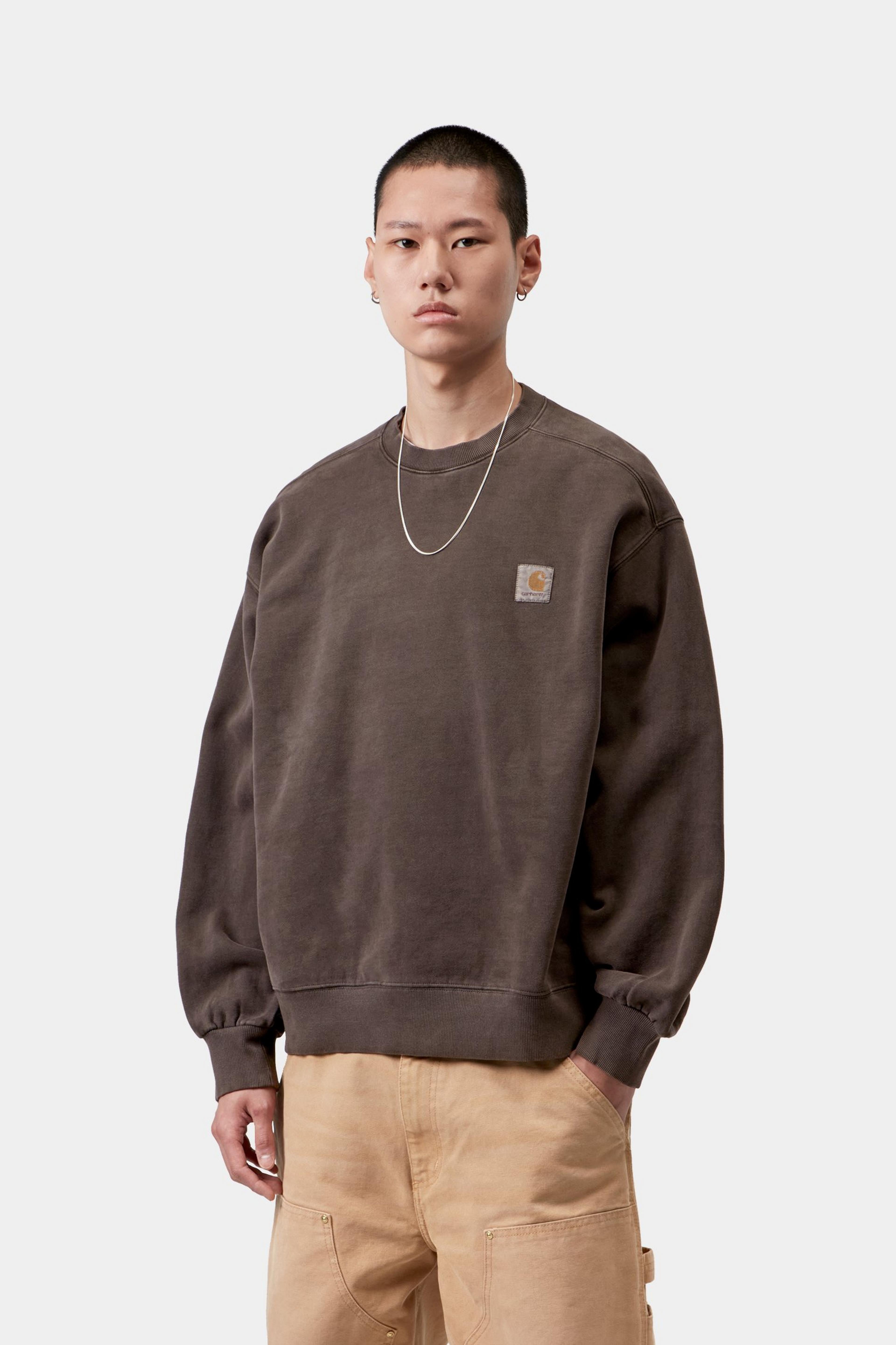 Vista Sweat - Tobacco garment dyed 2