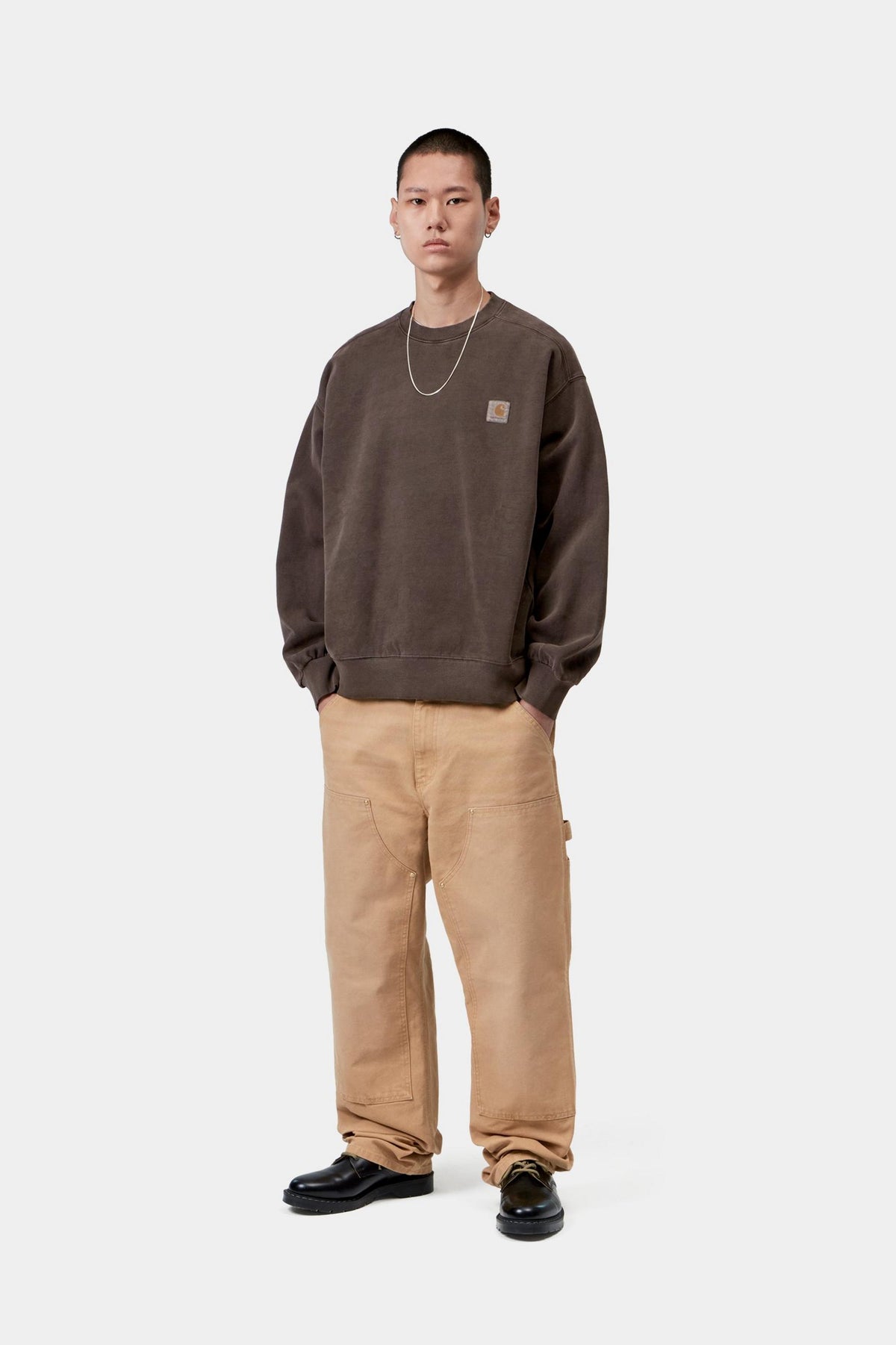 Vista Sweat - Tobacco garment dyed