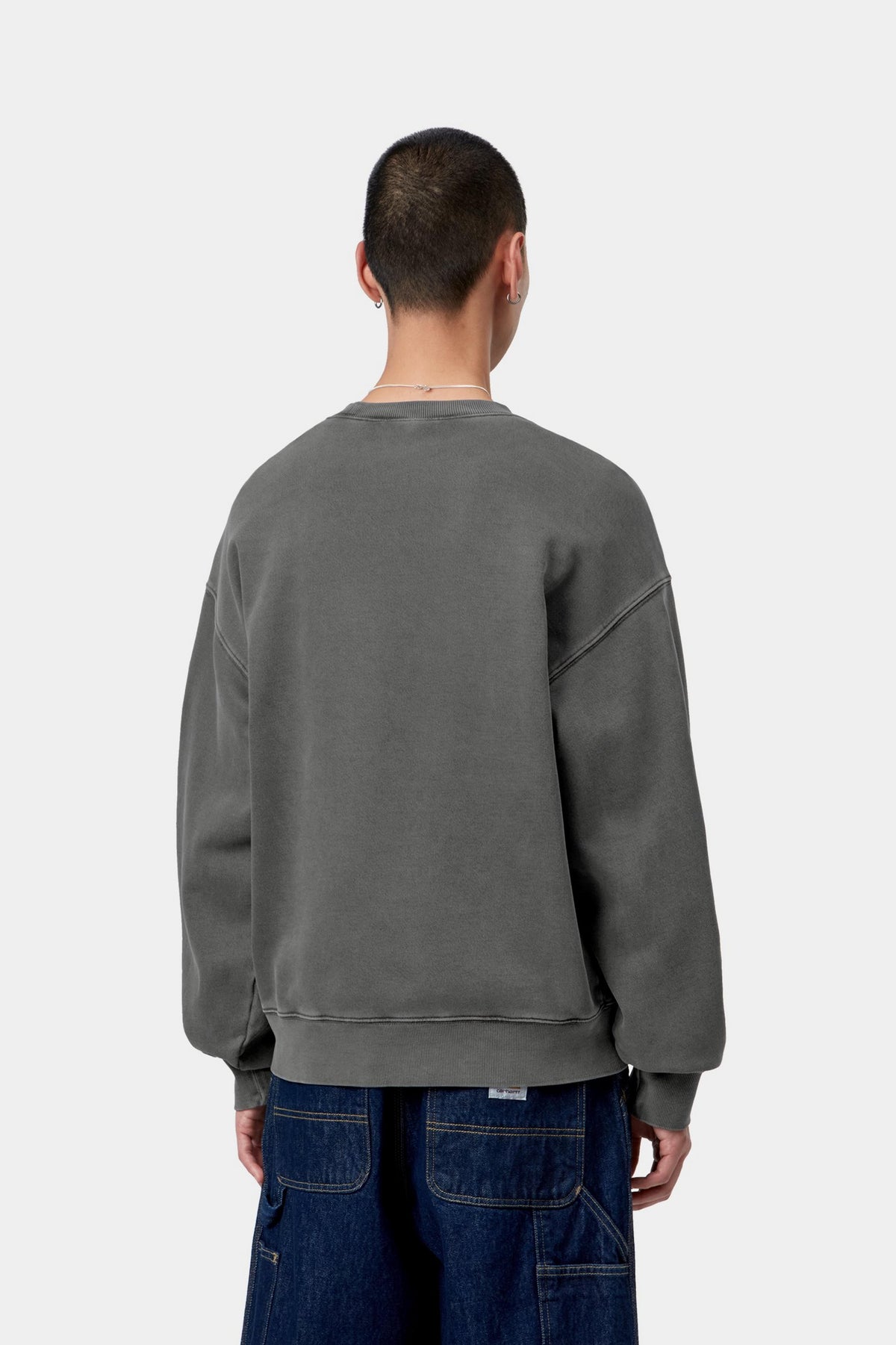 Vista Sweat - Black garment dyed