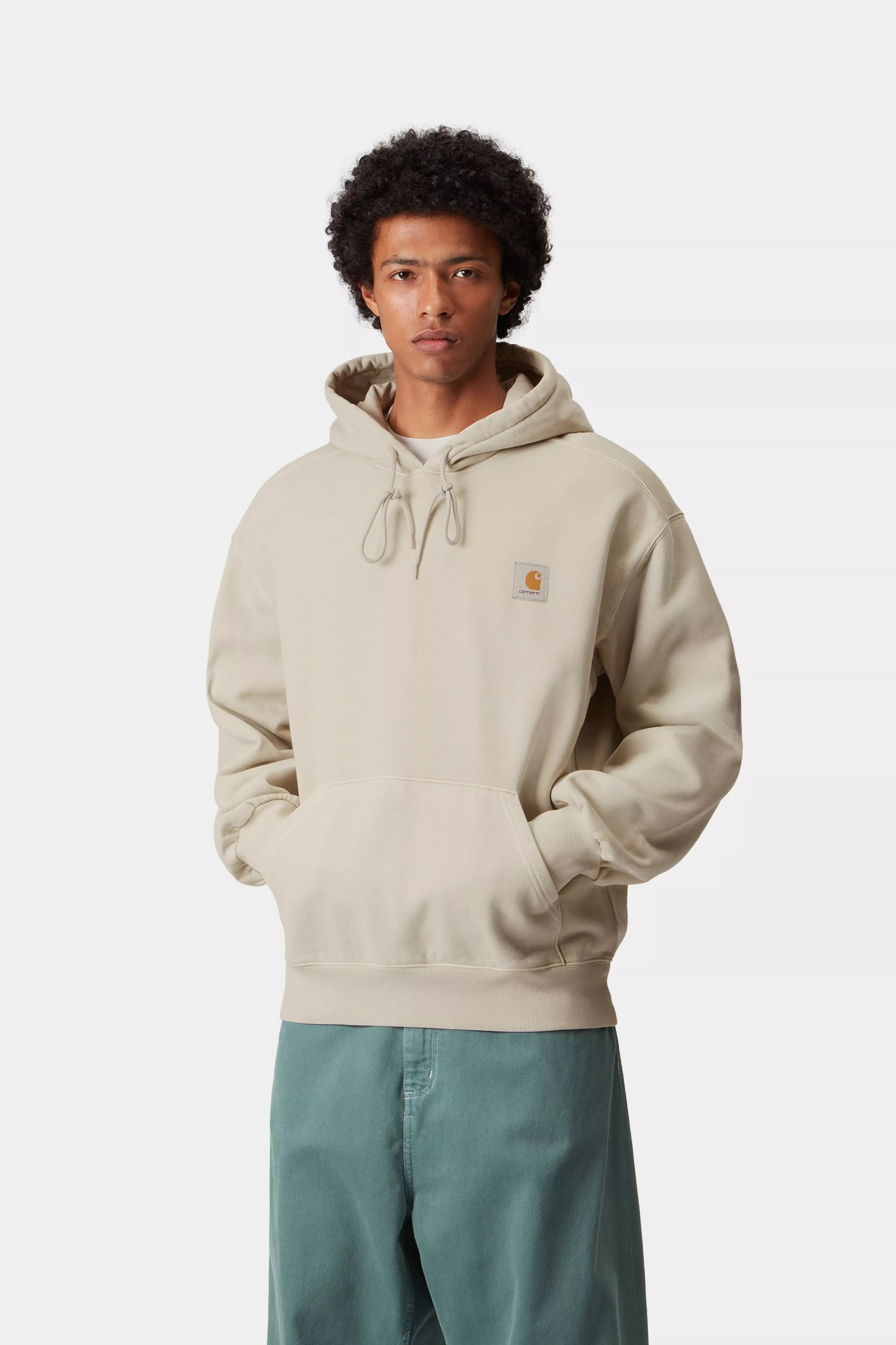 HOODED VISTA SWEAT - Fleur De Sel (garment dyed)