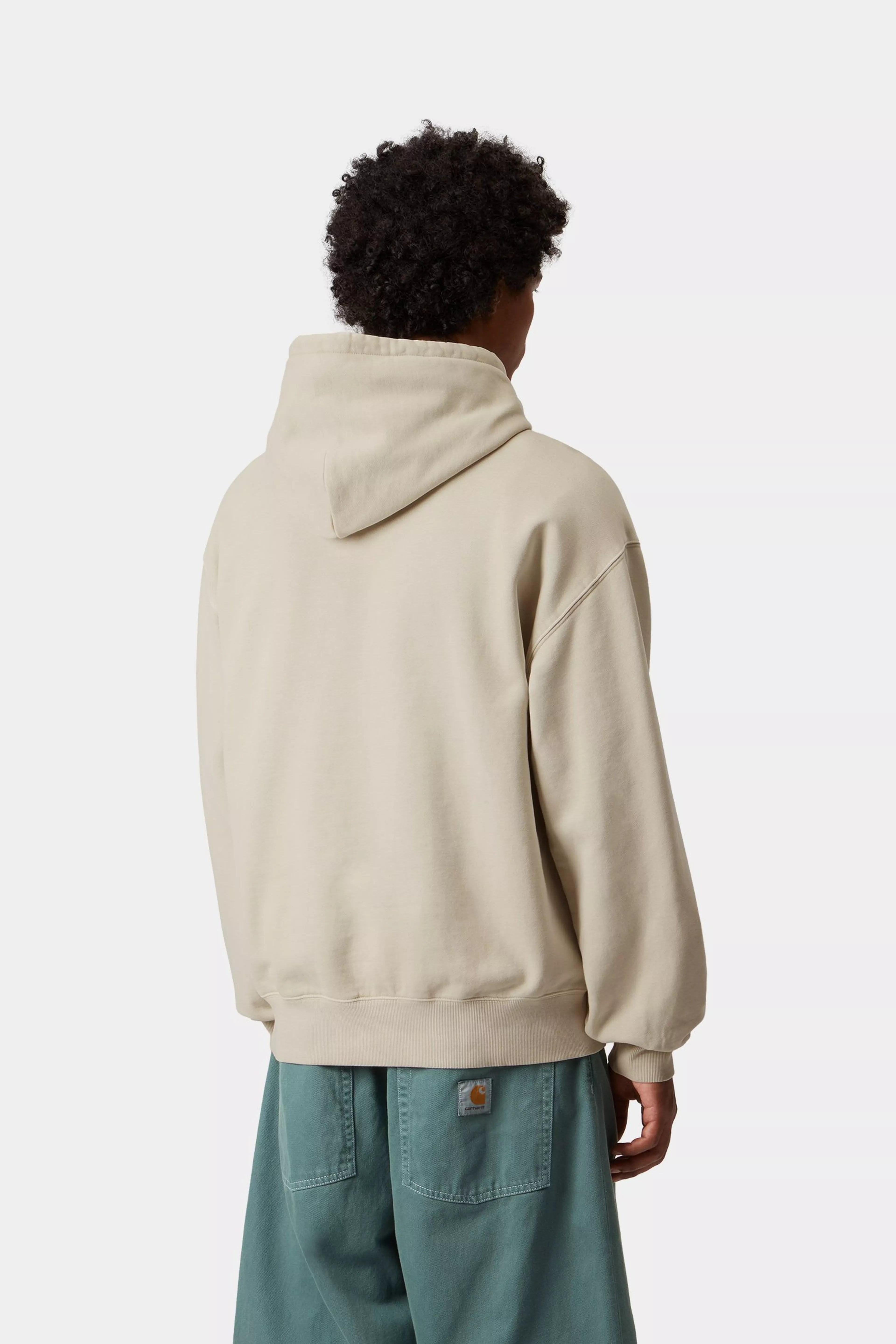 HOODED VISTA SWEAT - Fleur De Sel (garment dyed)