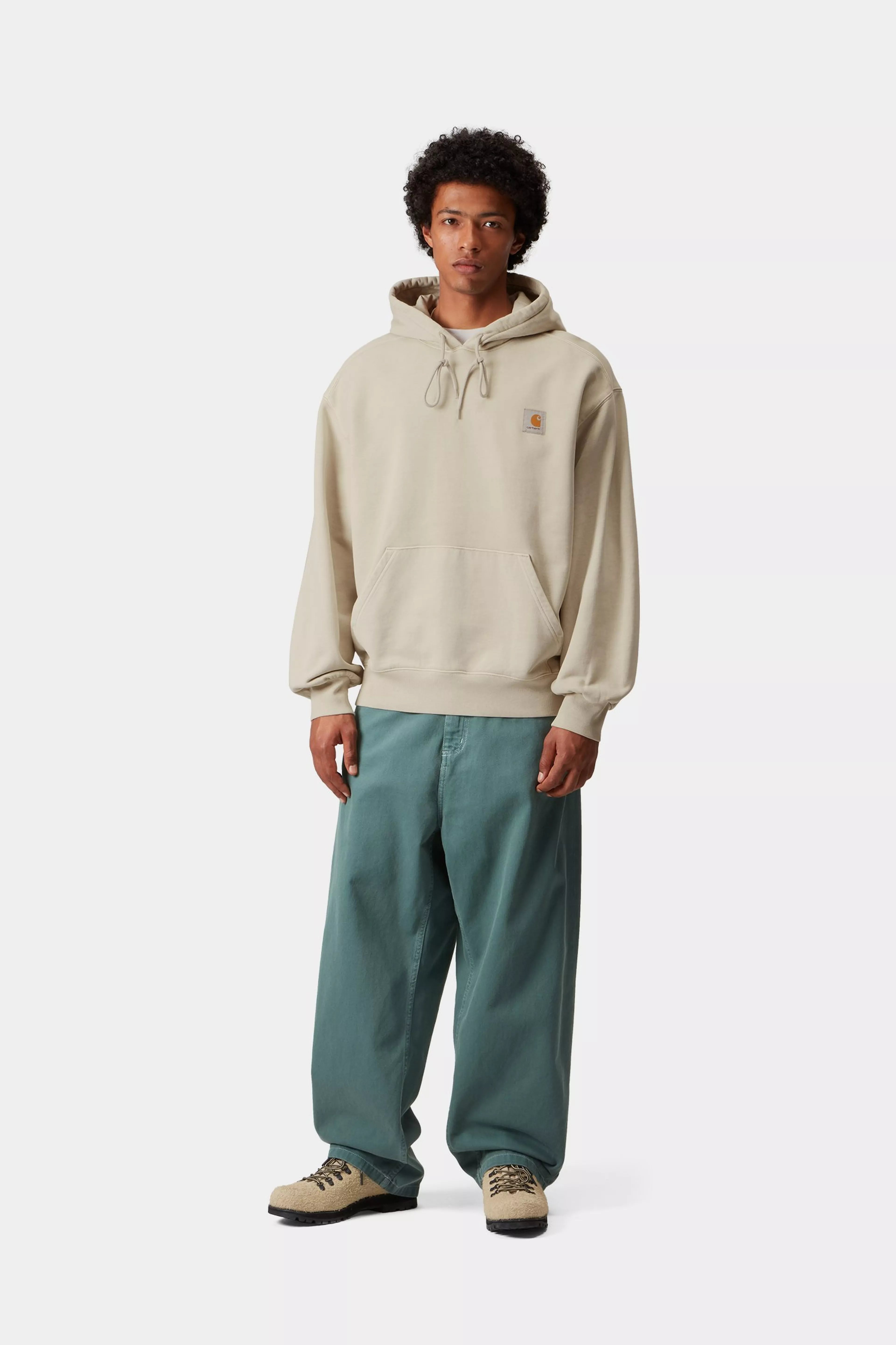 HOODED VISTA SWEAT - Fleur De Sel (garment dyed)