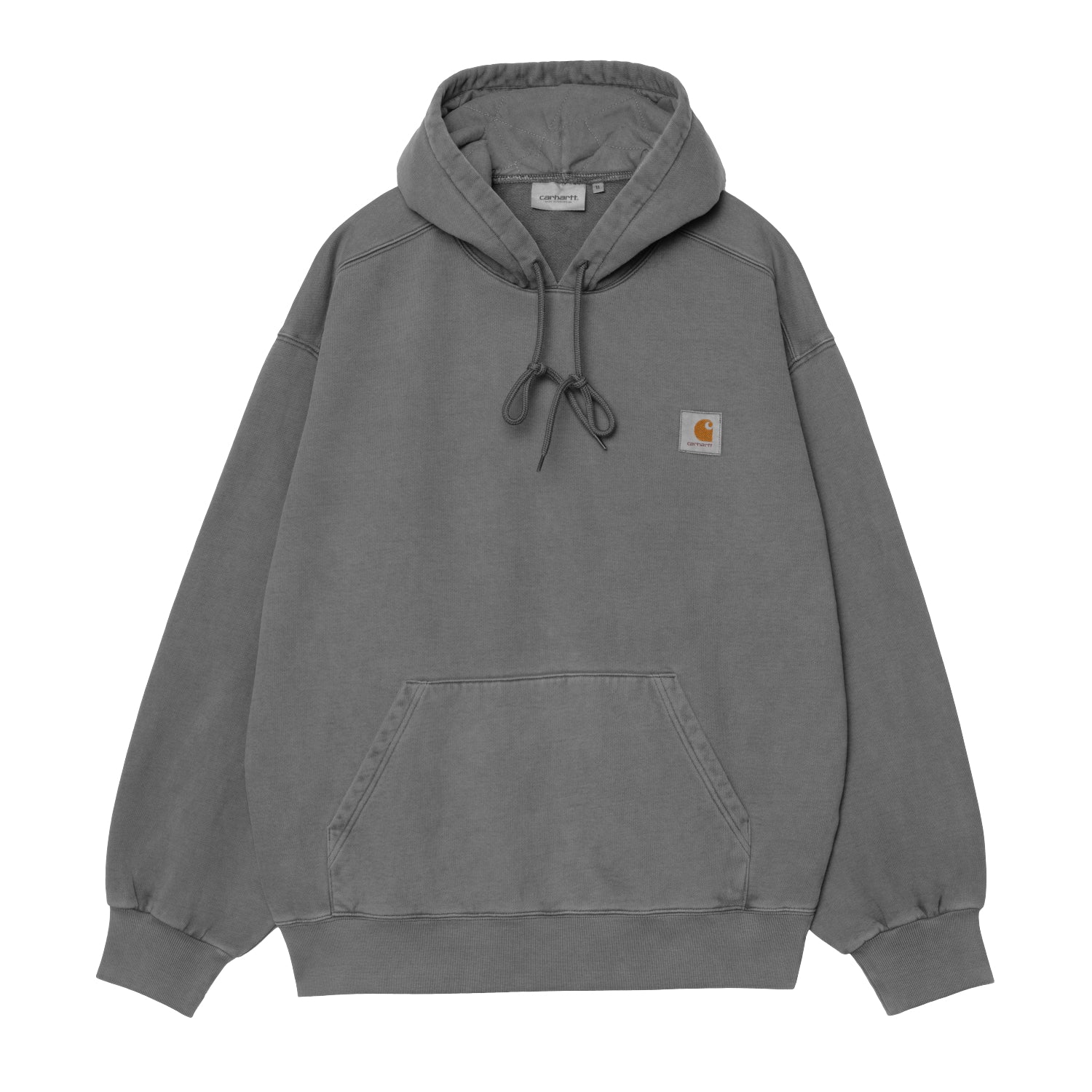 HOODED VISTA SWEAT - Black (garment dyed)