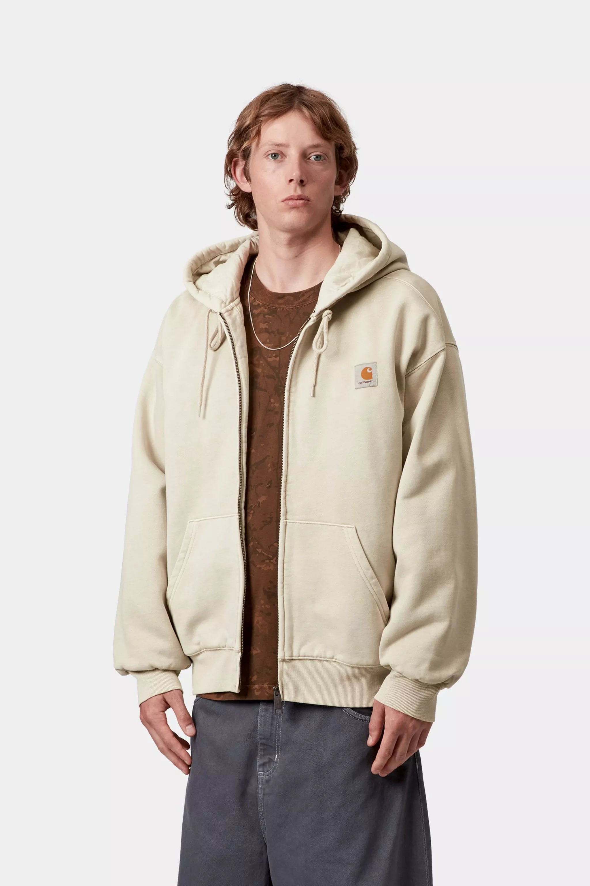 HOODED VISTA JACKET  - Fleur De Sel (garment dyed)