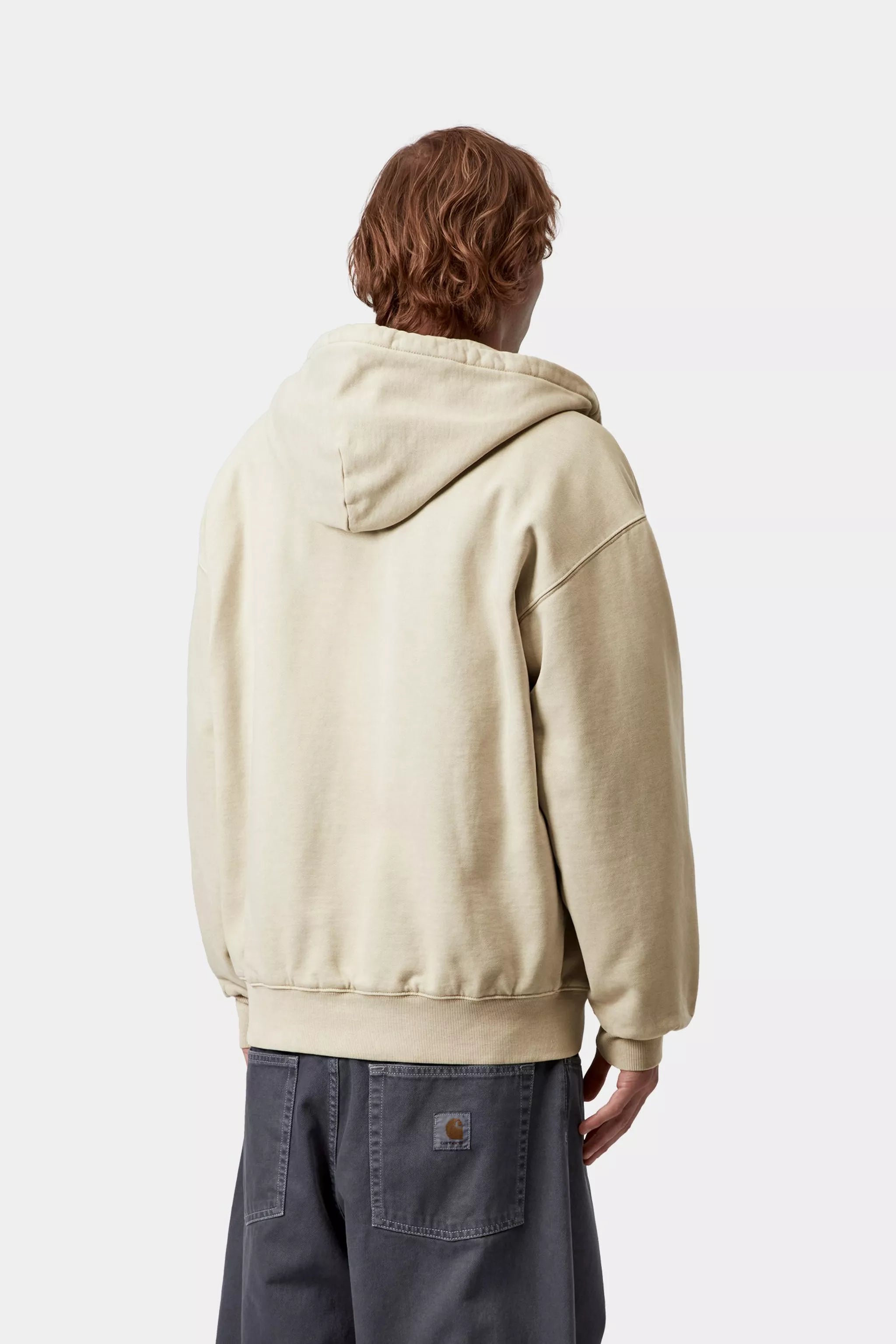 HOODED VISTA JACKET  - Fleur De Sel (garment dyed)