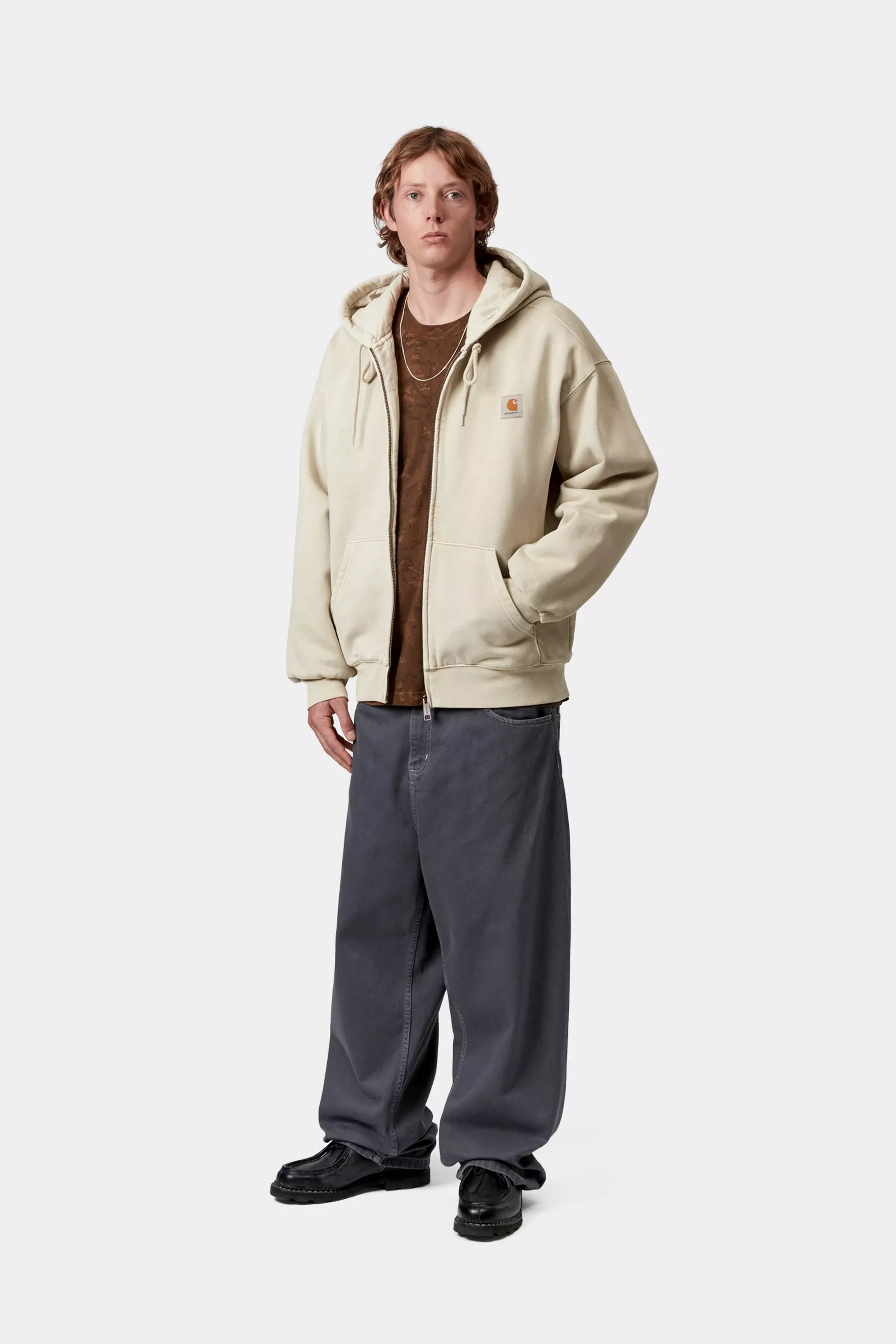 HOODED VISTA JACKET  - Fleur De Sel (garment dyed)