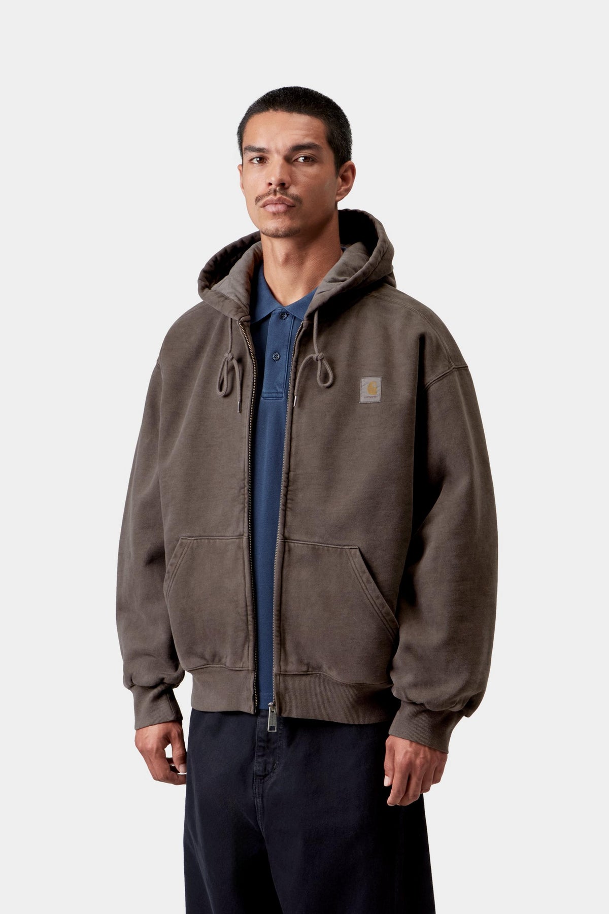 Hooded Vista Jacket - Tobacco garment dyed