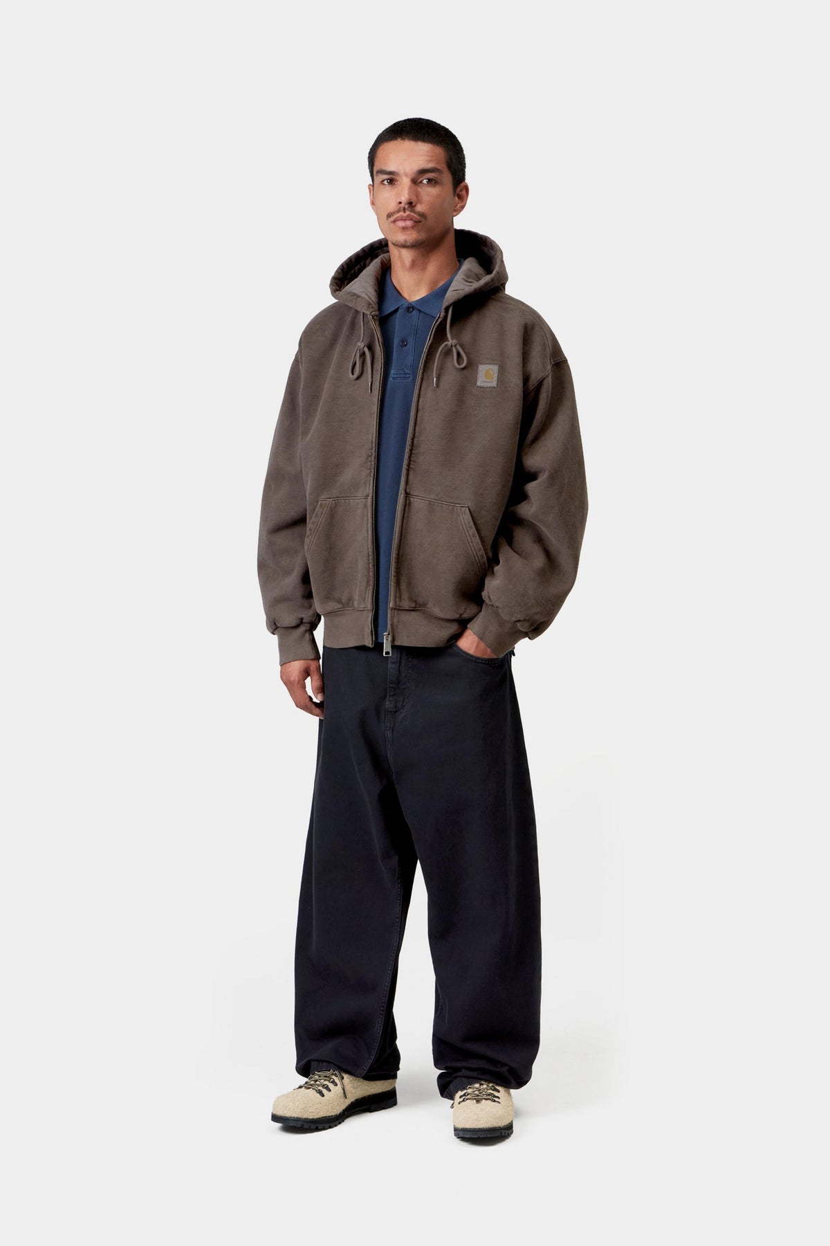 Hooded Vista Jacket - Tobacco garment dyed