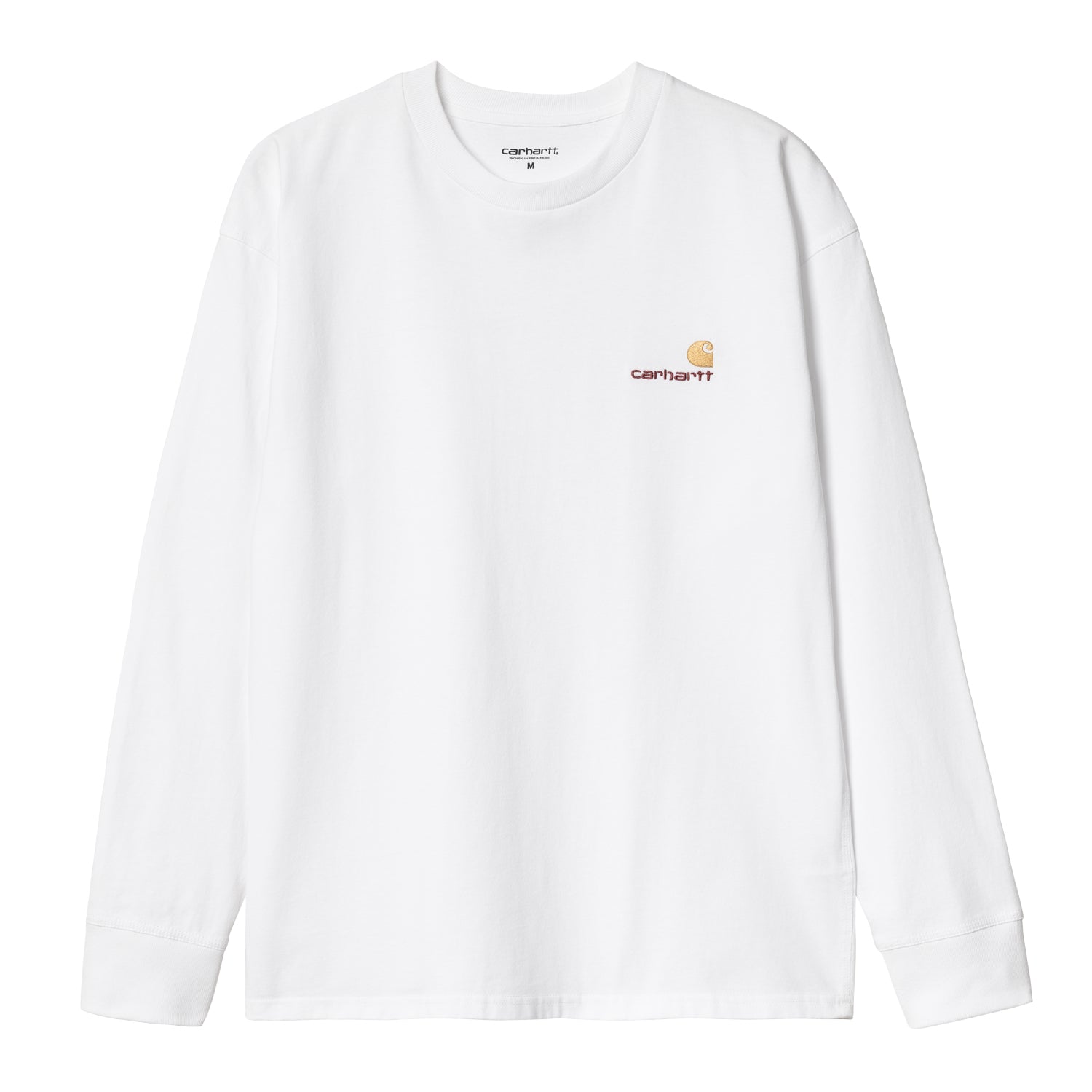 L/S American Script T-Shirt - White