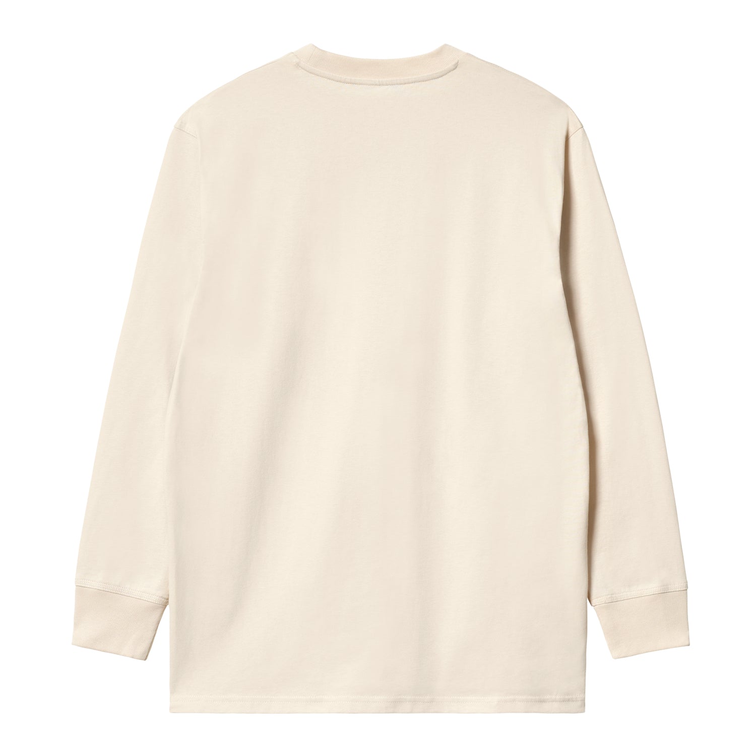 L/S American Script T-Shirt - Natural