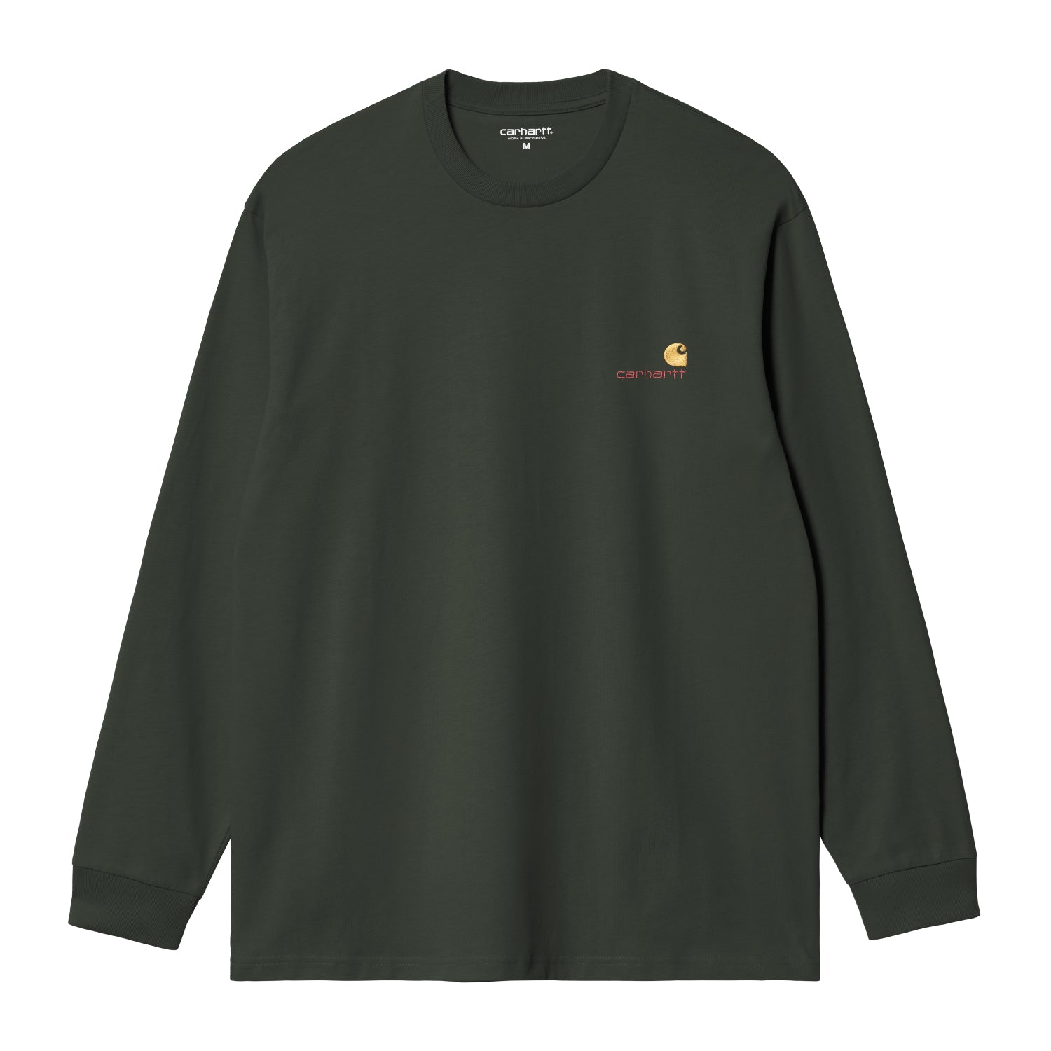 L/S American Script T-Shirt - Raven