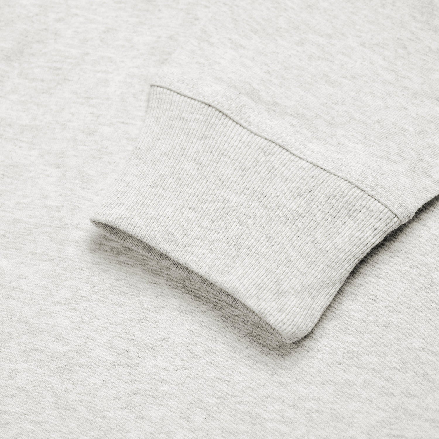 L/S American Script T-Shirt - Ash Heather