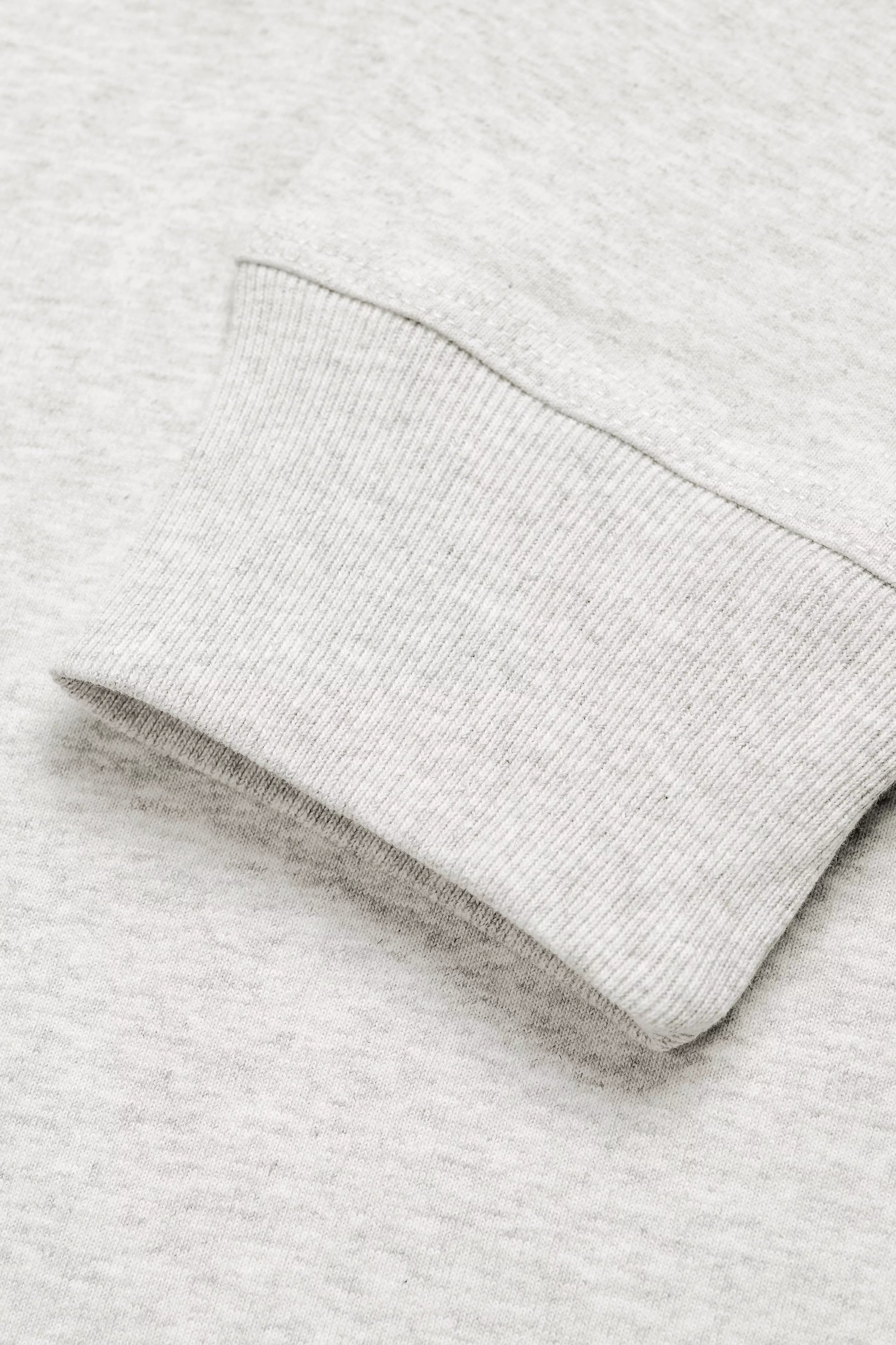 L/S American Script T-Shirt - Ash Heather