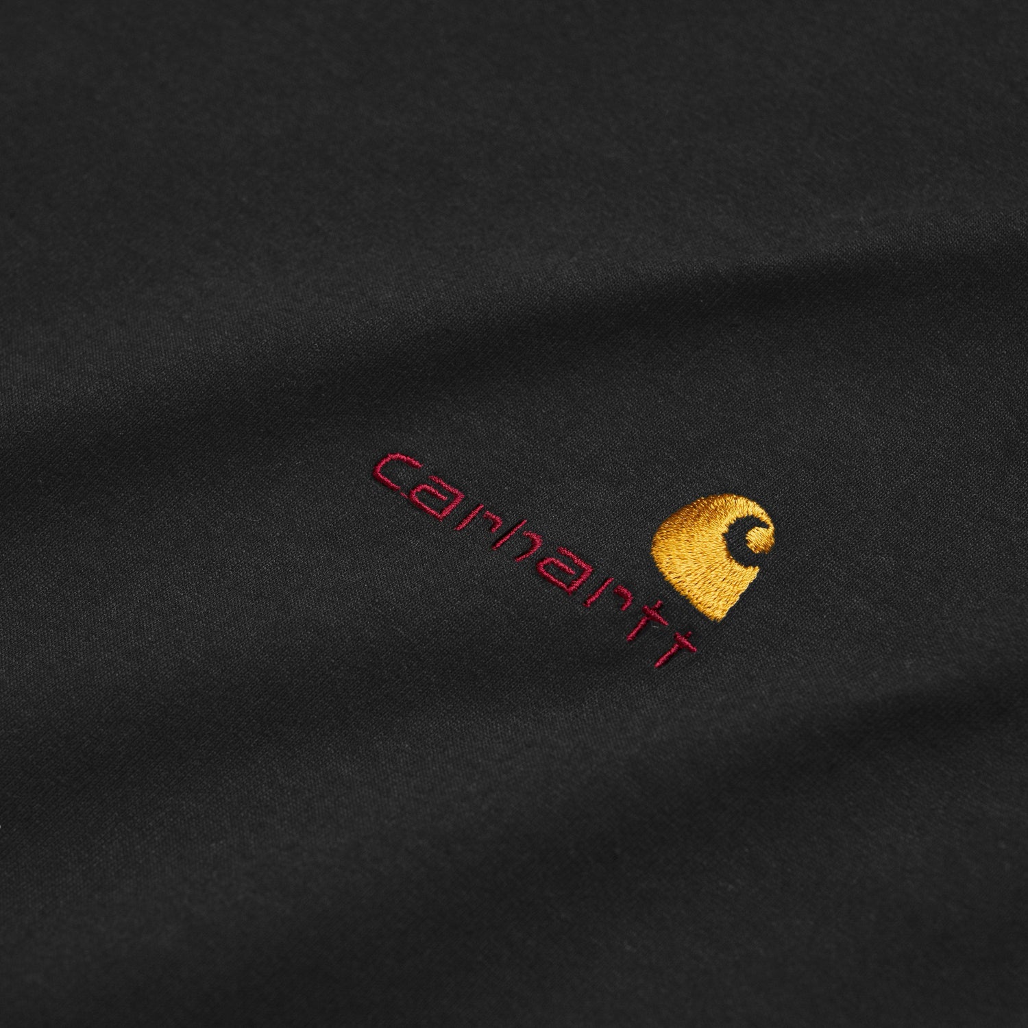 L/S American Script T-Shirt - Black