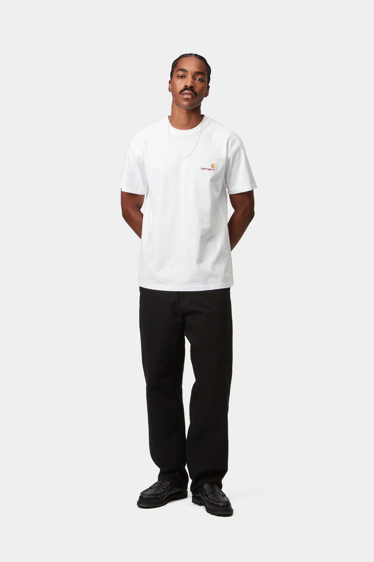 S/S American Script T-Shirt - White