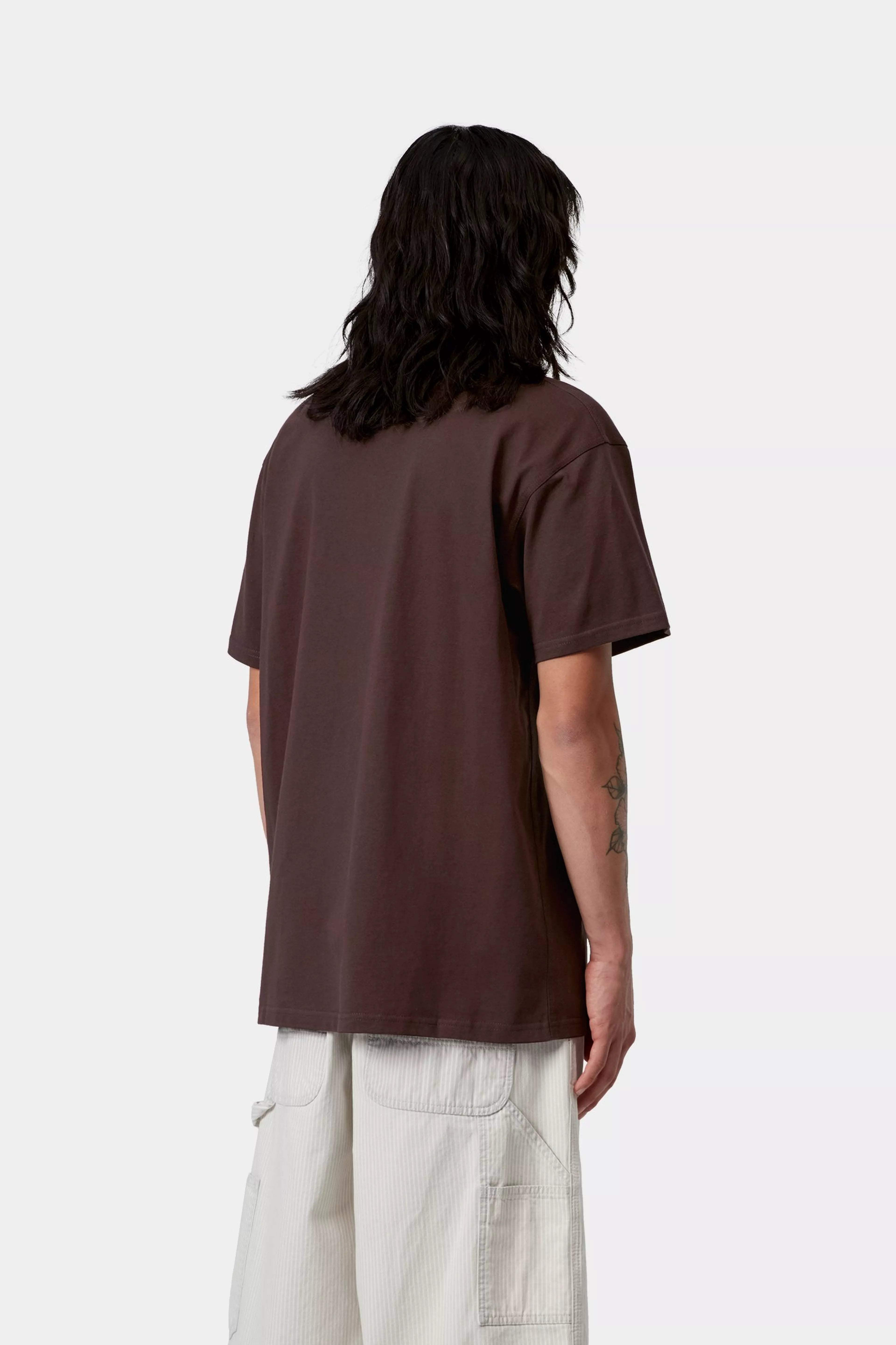 S/S American Script T-Shirt - Palisander 3