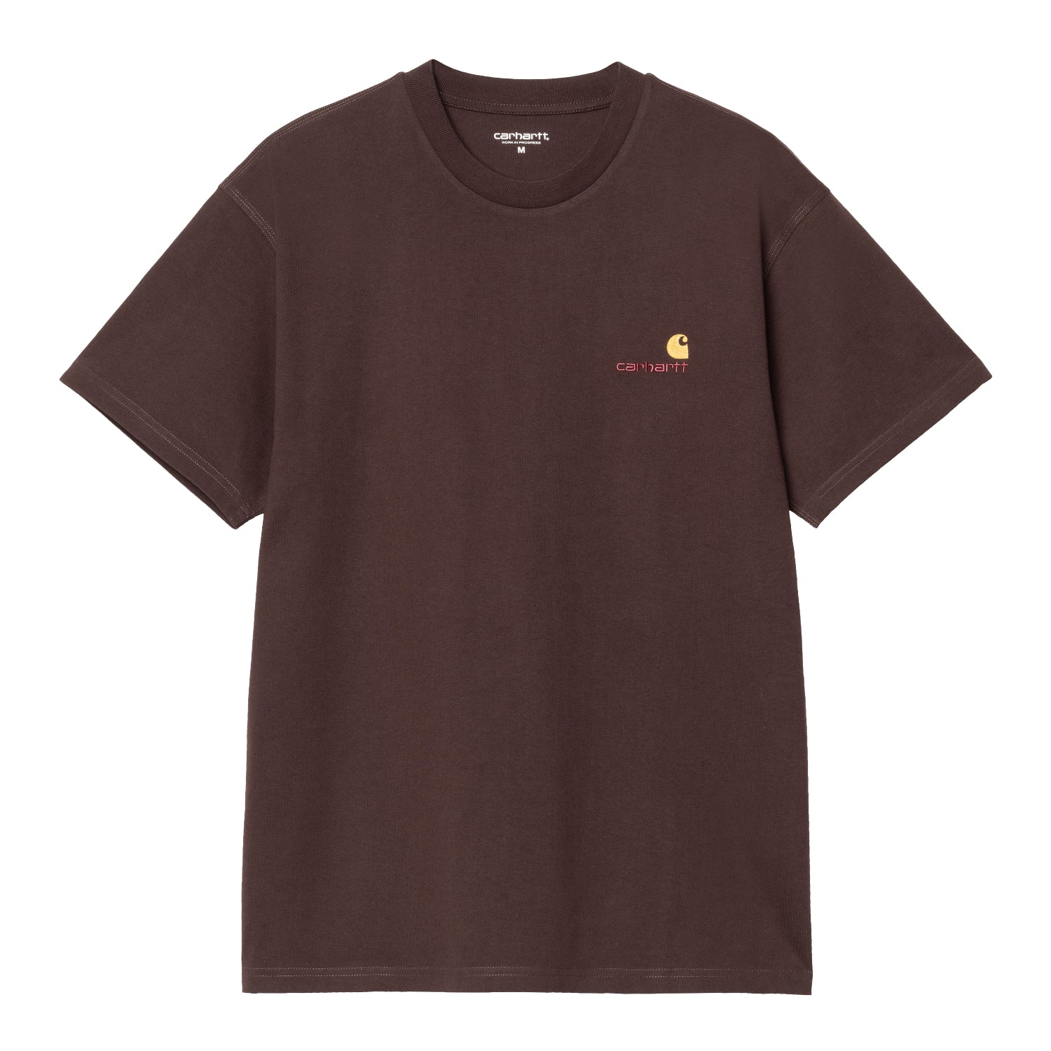 S/S American Script T-Shirt - Palisander 1