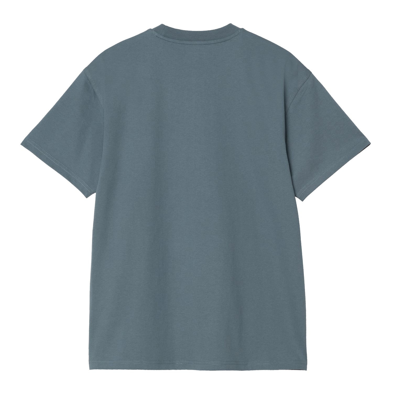 S/S American Script T-Shirt - Office Blue 5