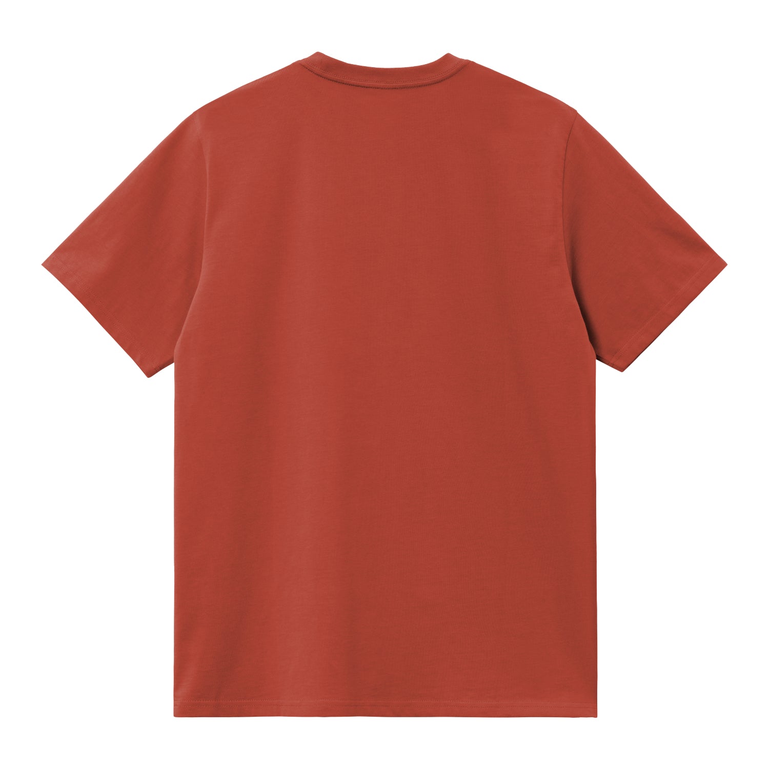 S/S American Script T-Shirt - Oxide Red